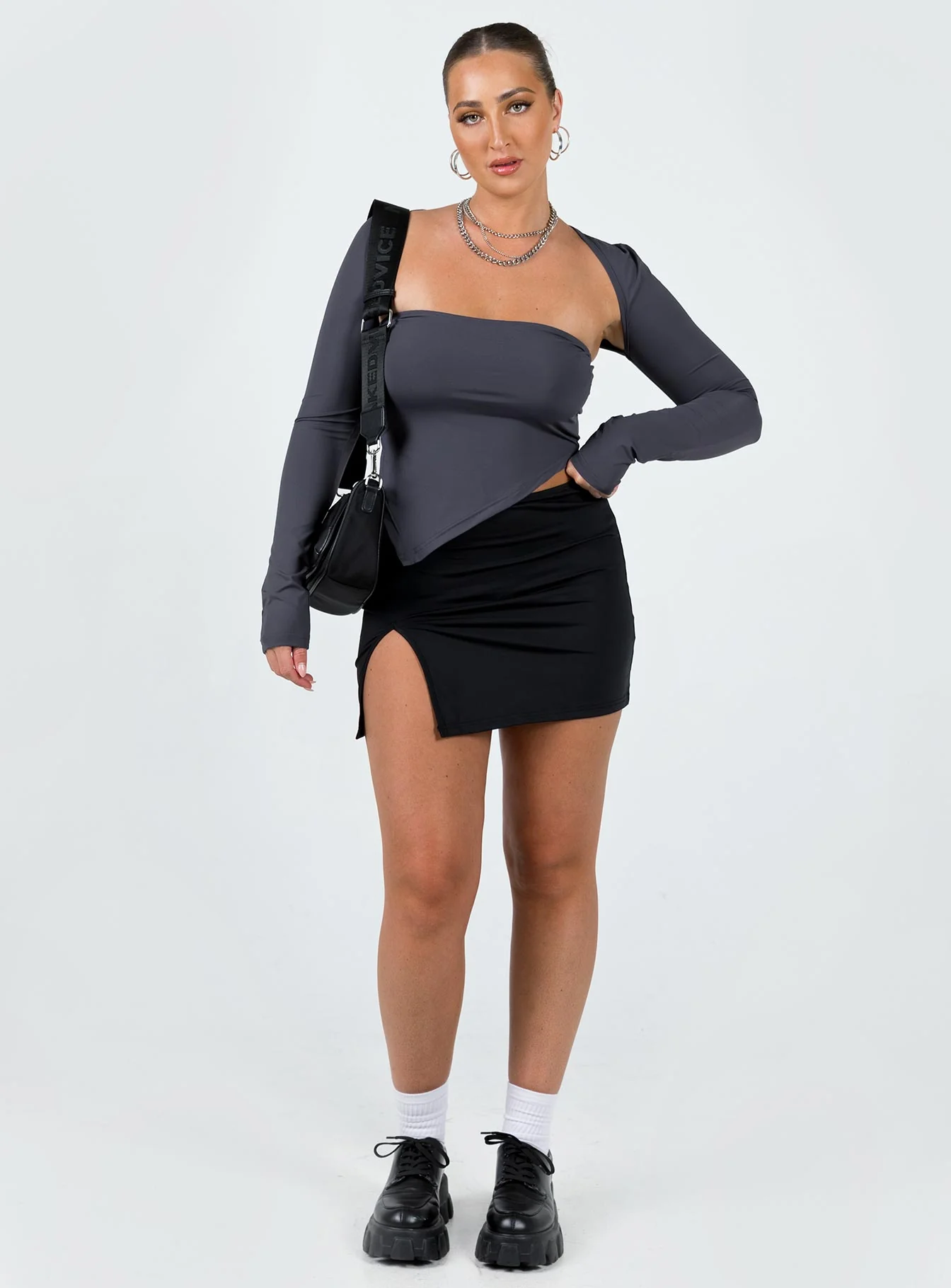 Lowell Mini Skirt Black - Image 3