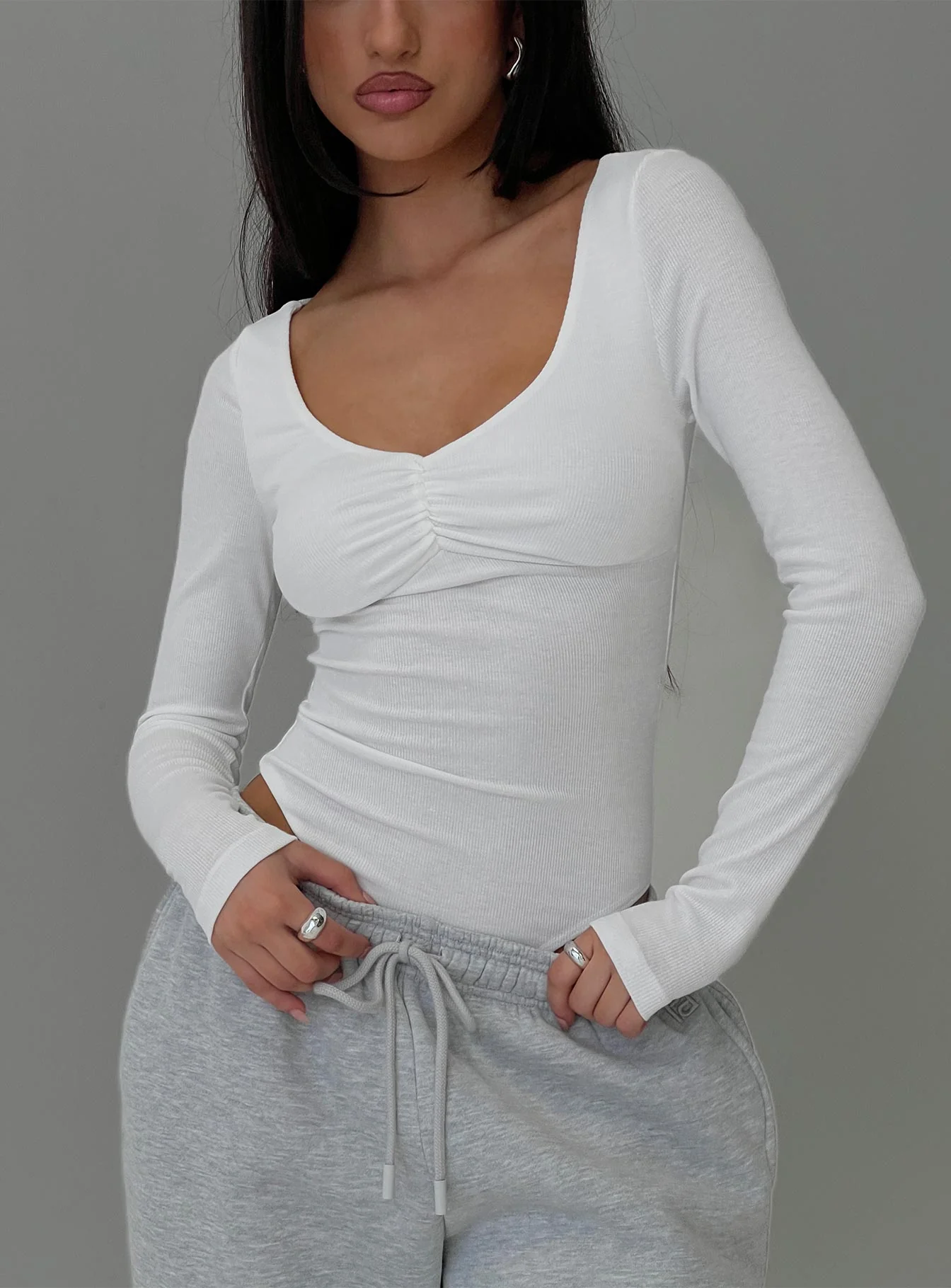 Lunella Bodysuit White