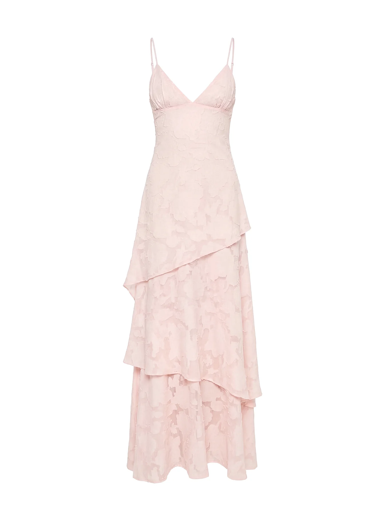 Lyricah Tiered Tie Back Maxi Dress Pink - Image 10