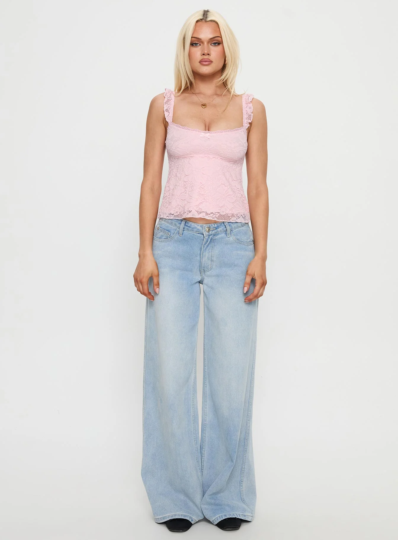 Madaleine Lace Top Pink - Image 7