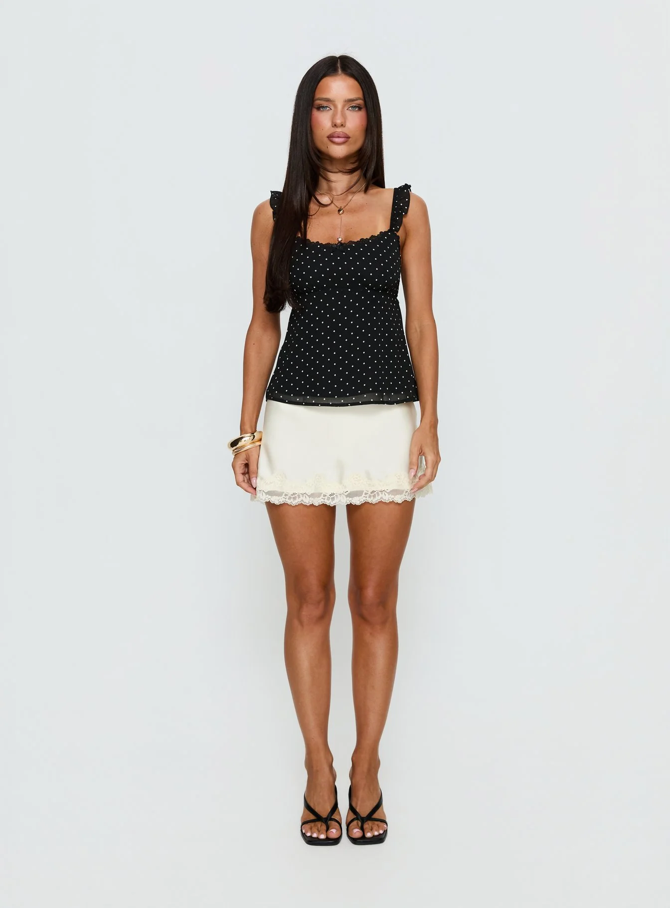 Madaleine Top Black Polka - Image 3