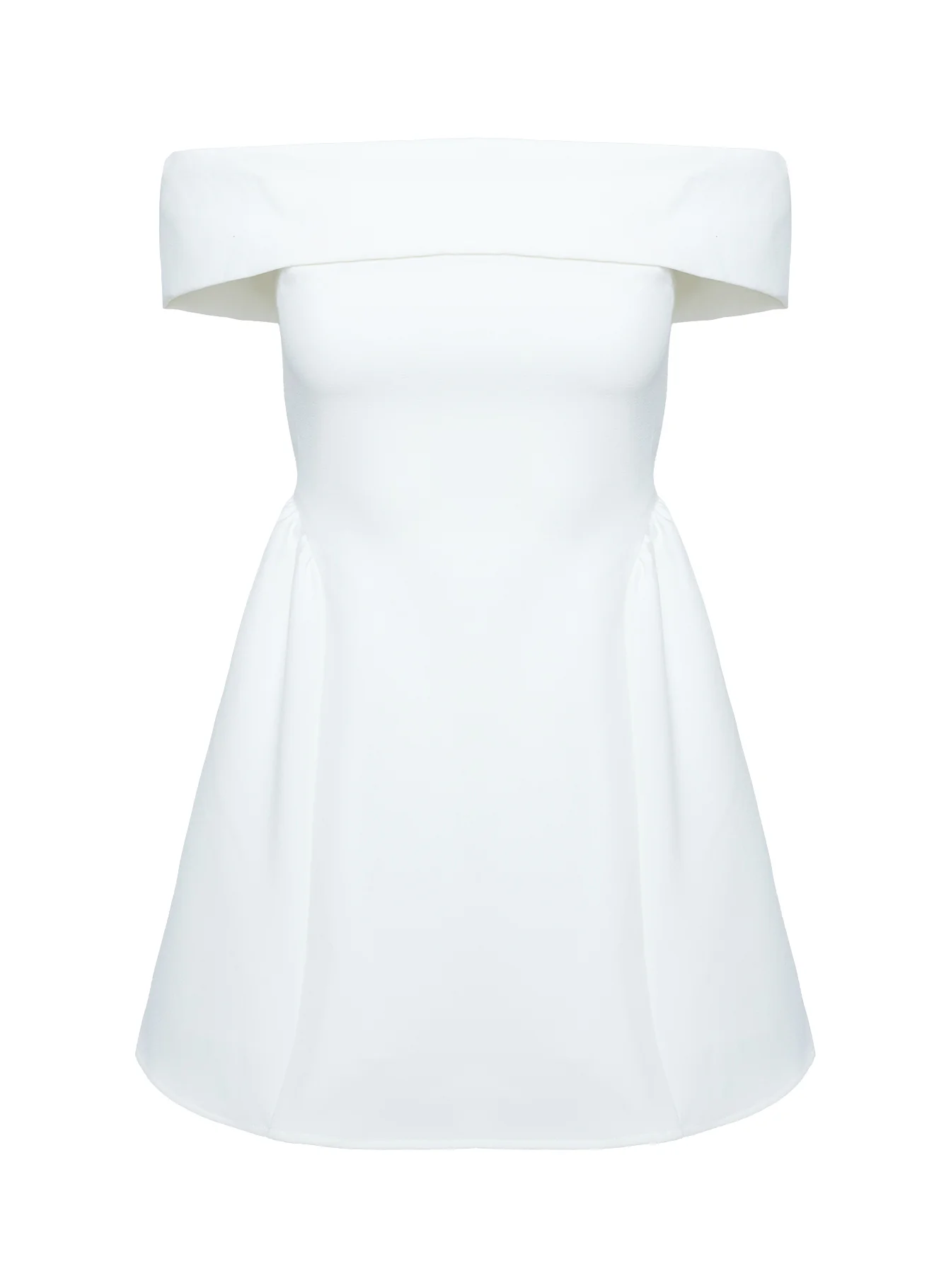 Main Character Strapless Mini Dress White - Image 4
