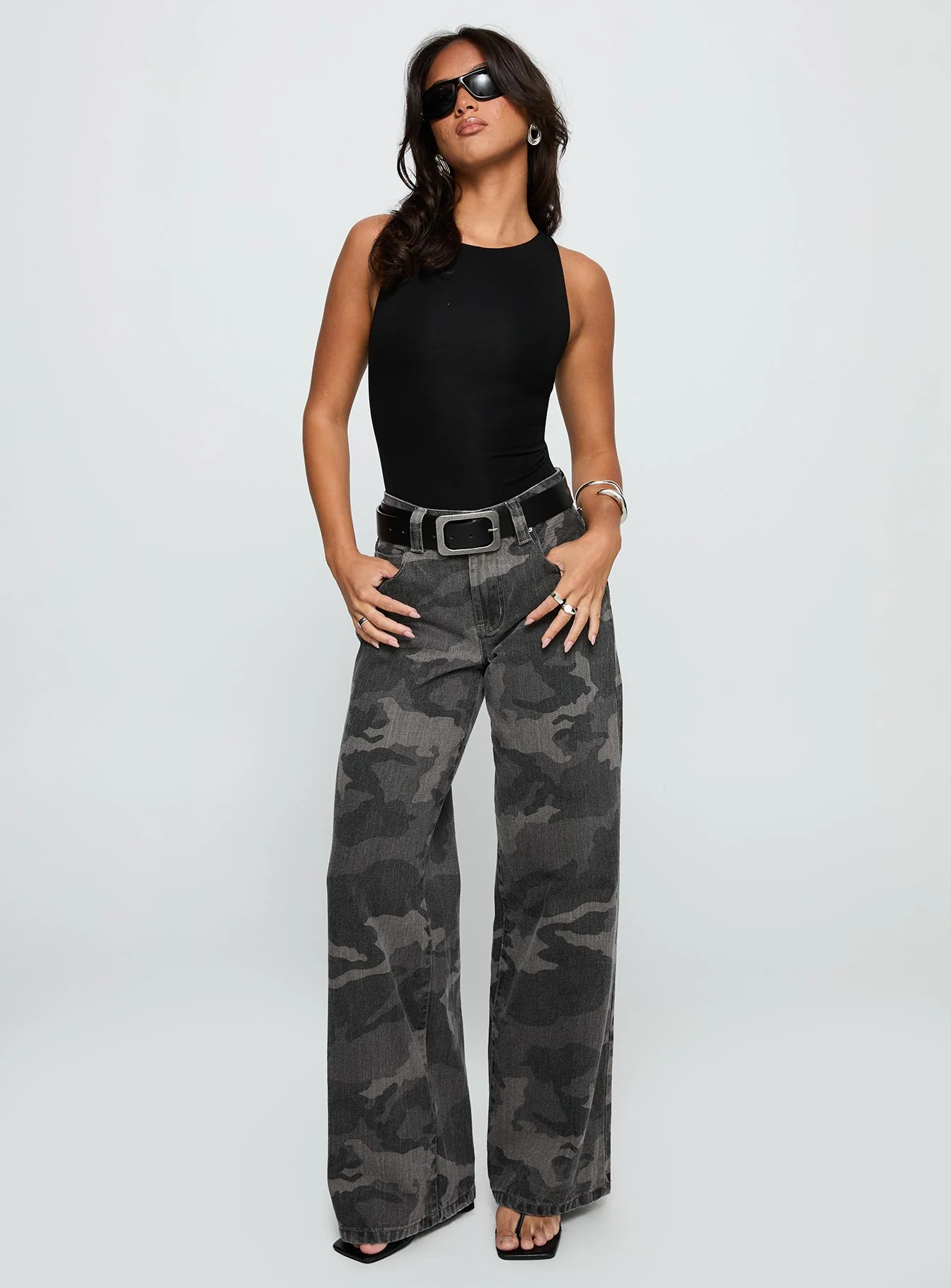 Majesty Tie Back Bodysuit Black - Image 3