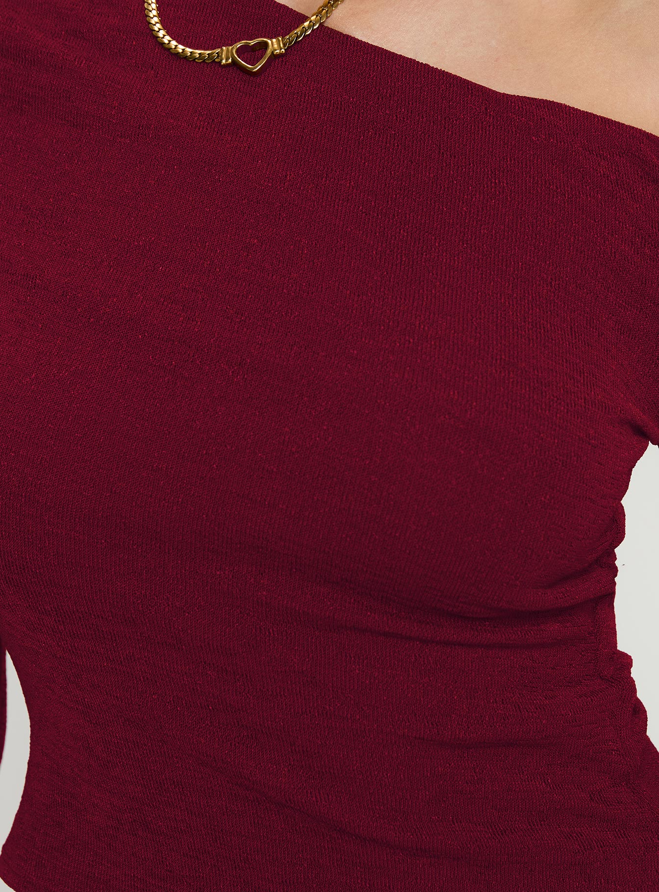 Malian Long Sleeve Top Burgundy - Image 5