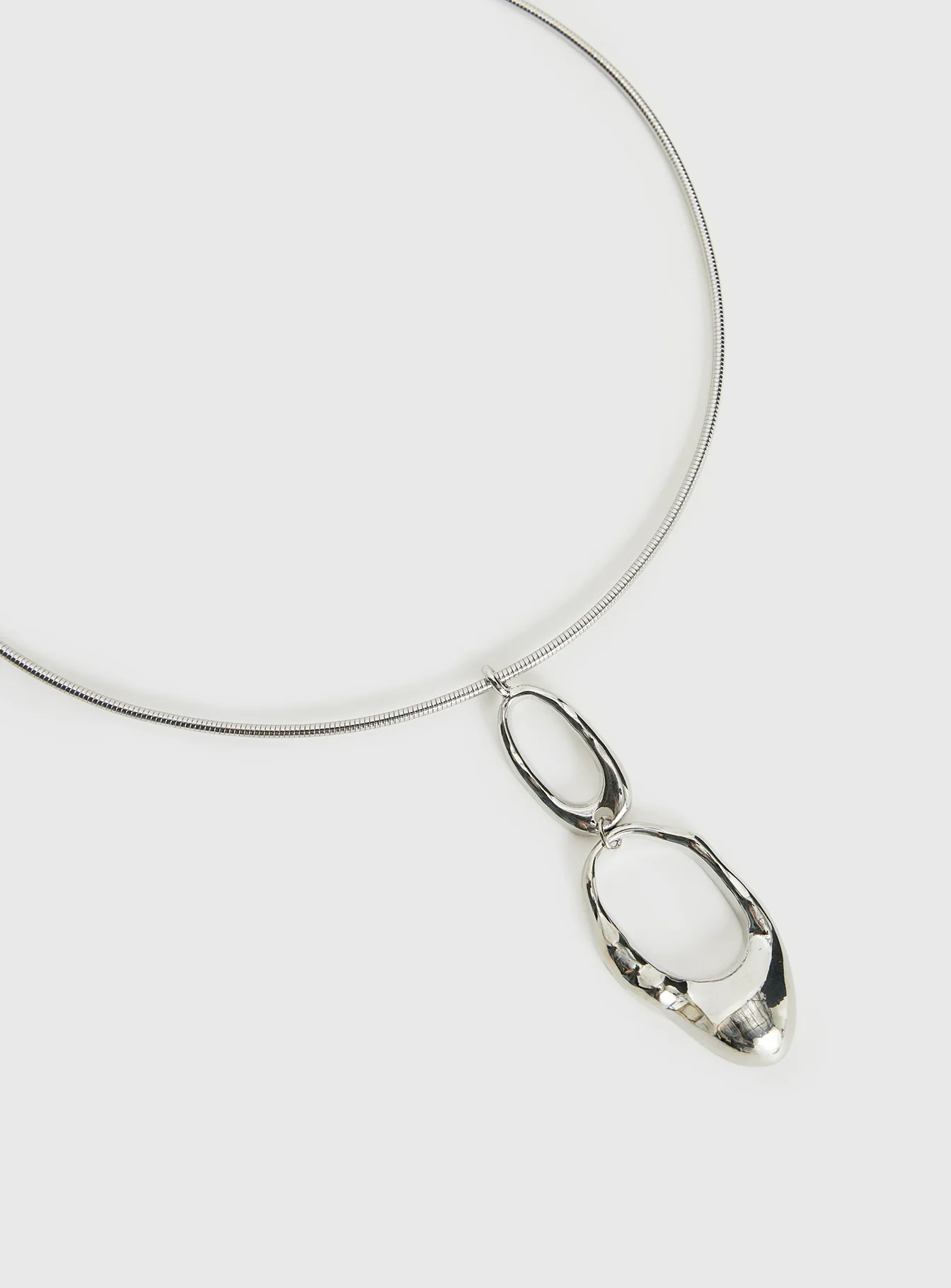 Marivella Pendant Necklace Silver - Image 3