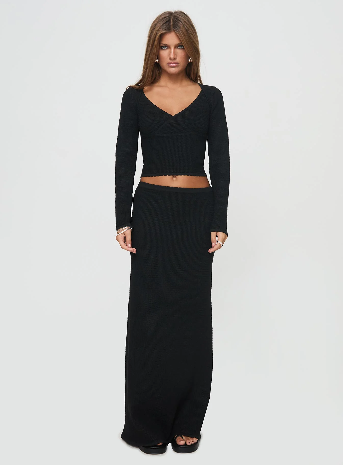 Memi Long Sleeve Top Black - Image 7