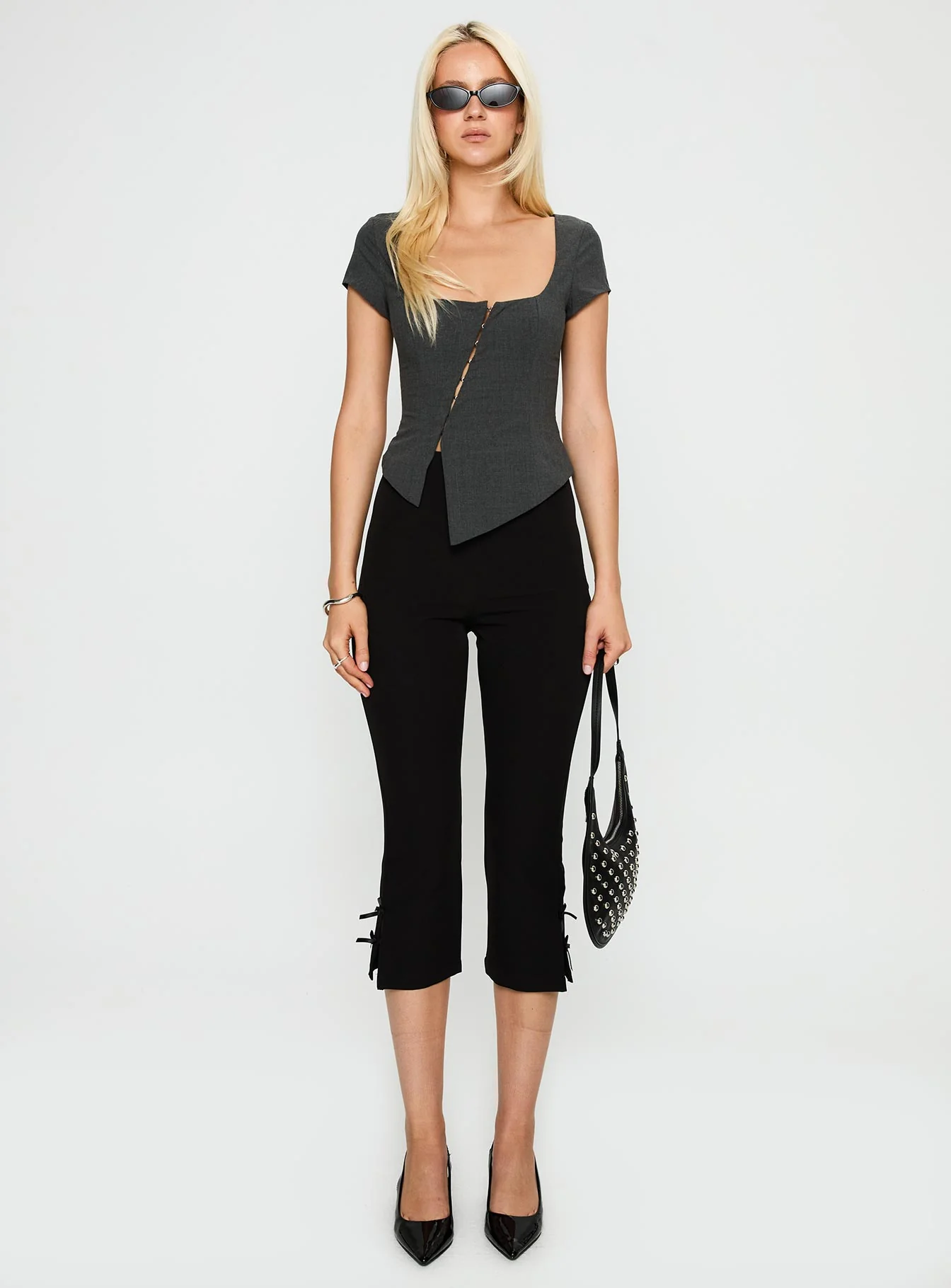 Memory Bliss Asymmetrical Top Grey - Image 7