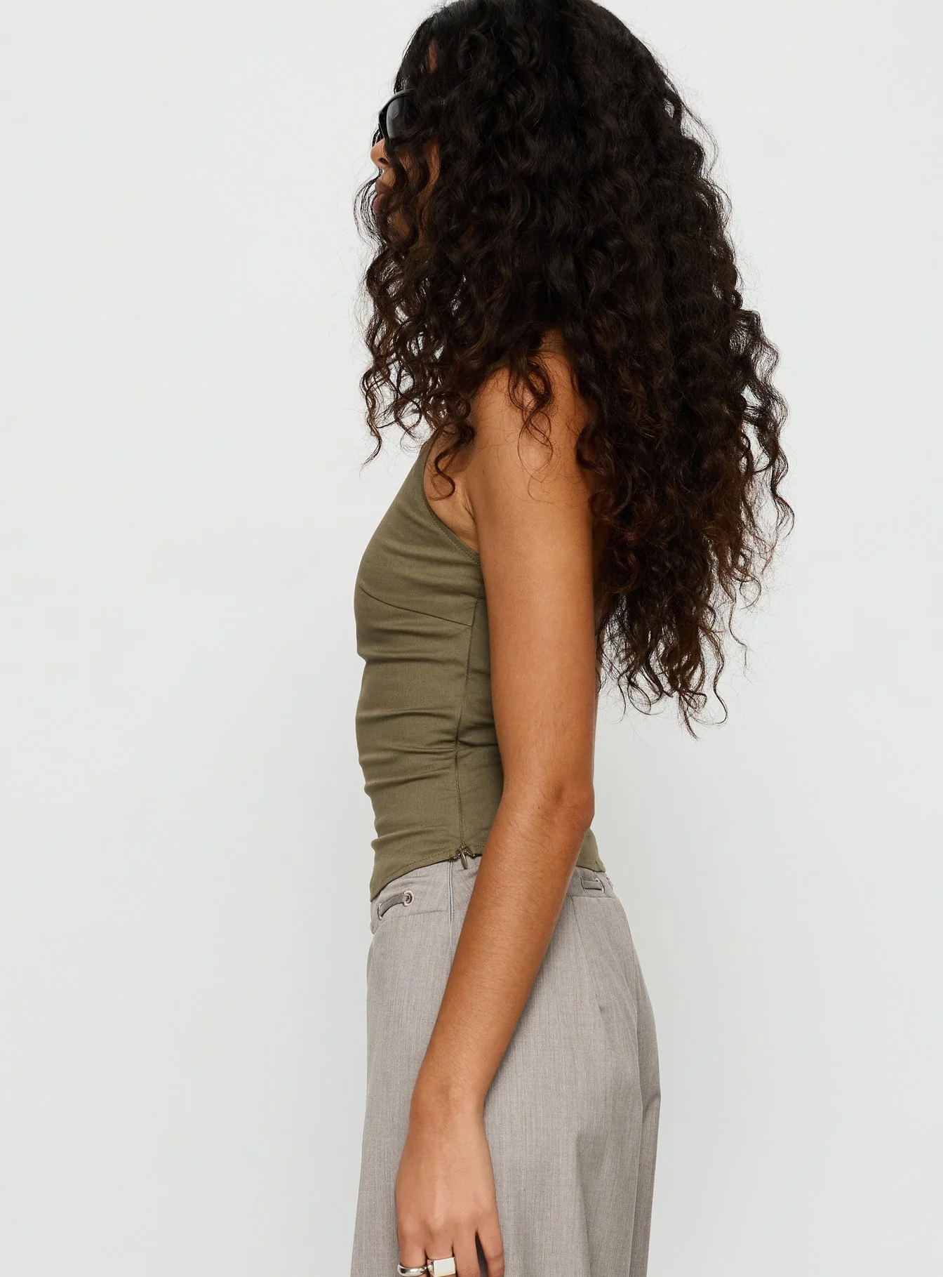 Merril Halter Top Khaki - Image 4
