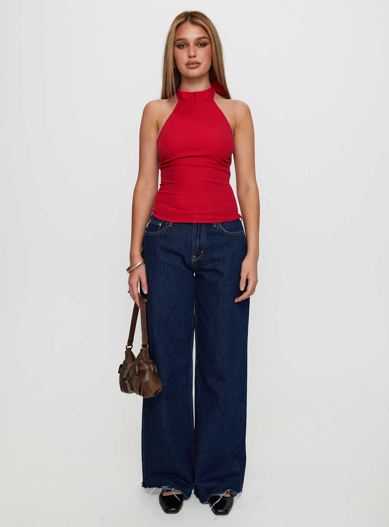 Merril Halter Top Red - Image 7