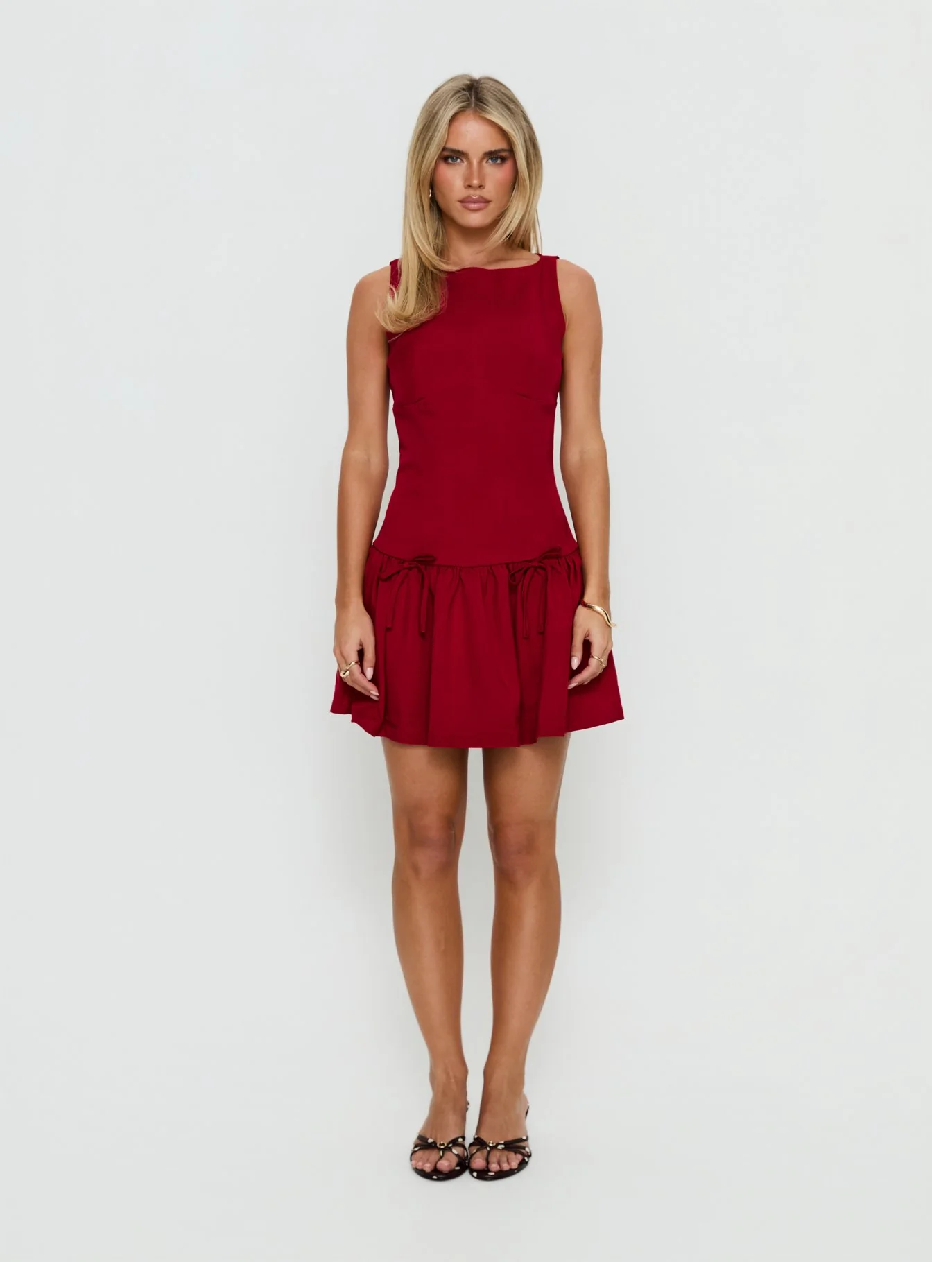 Milienne Mini Dress Red - Image 7
