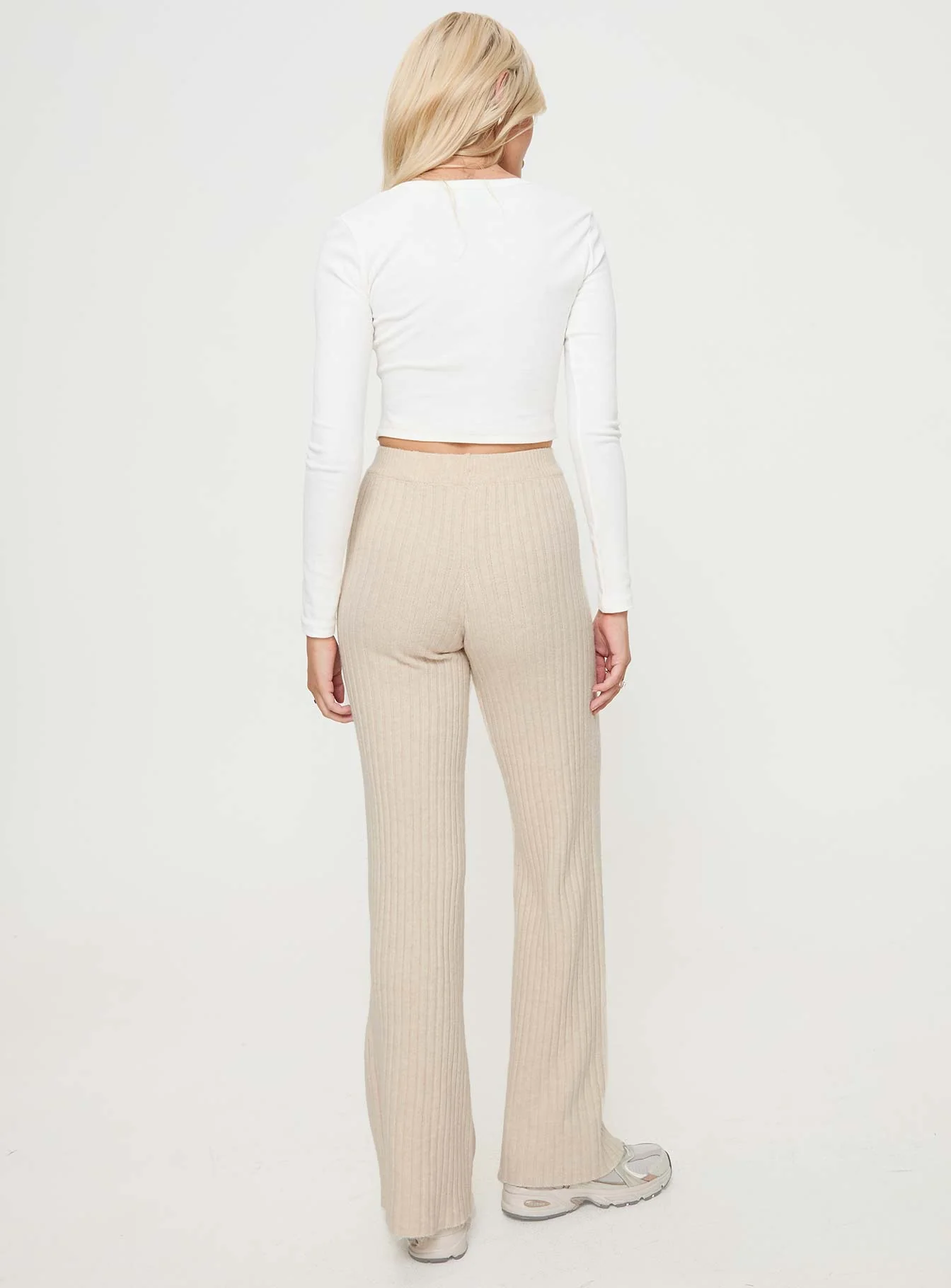 Montana Knit Pants Cream - Image 5