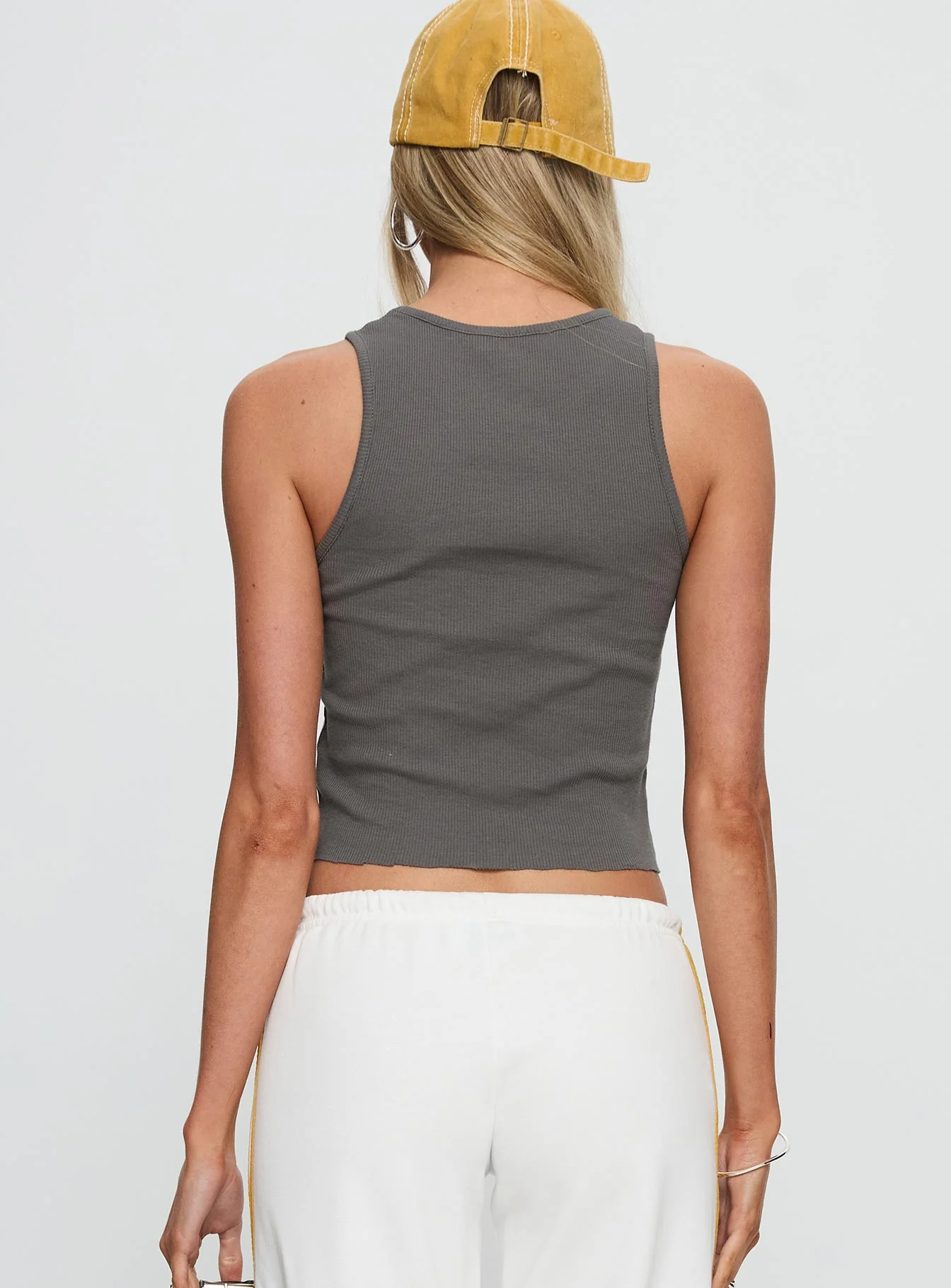 Need For Speed Tank Top Charcoal - Image 5