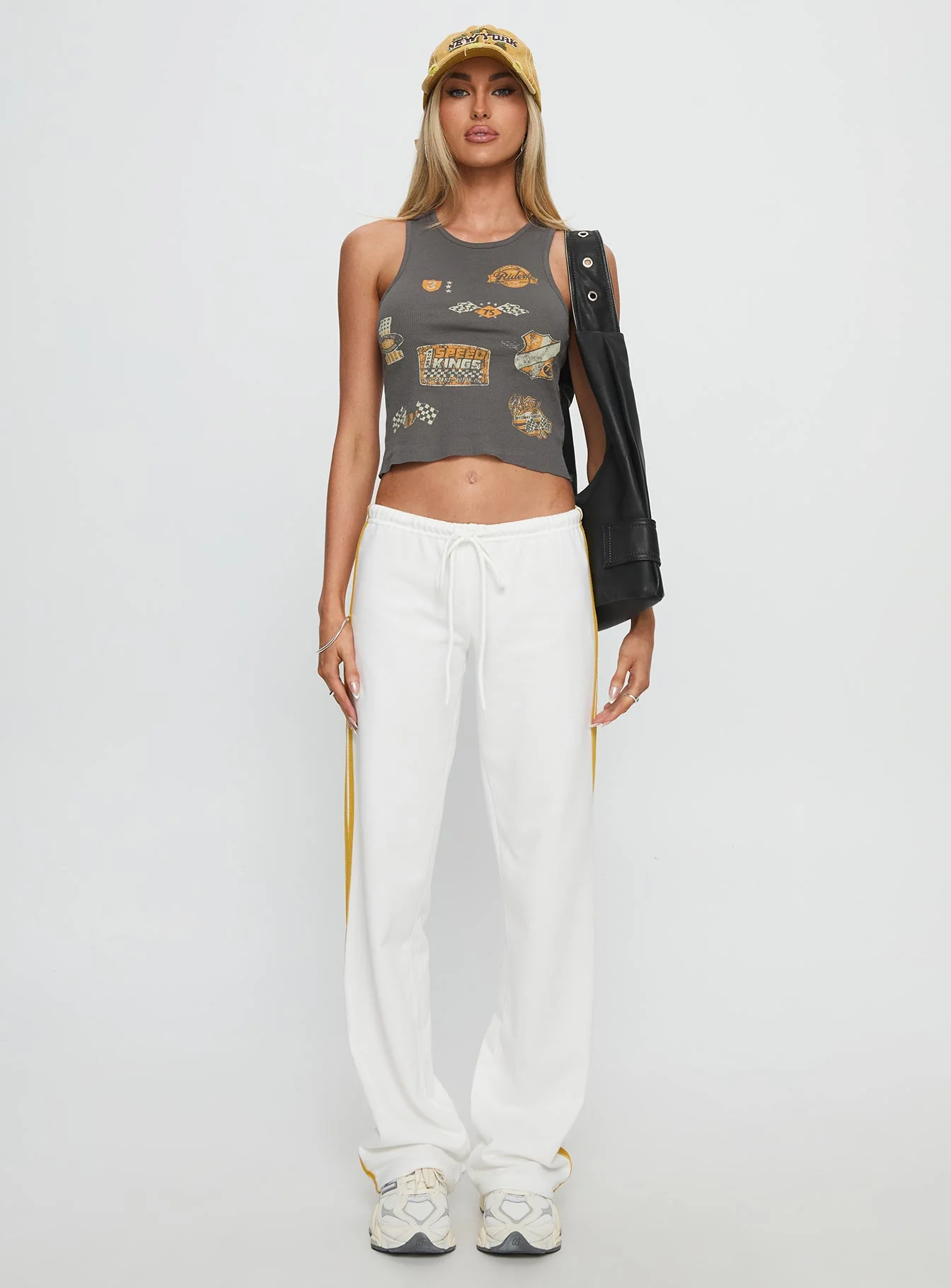Need For Speed Tank Top Charcoal - Image 7