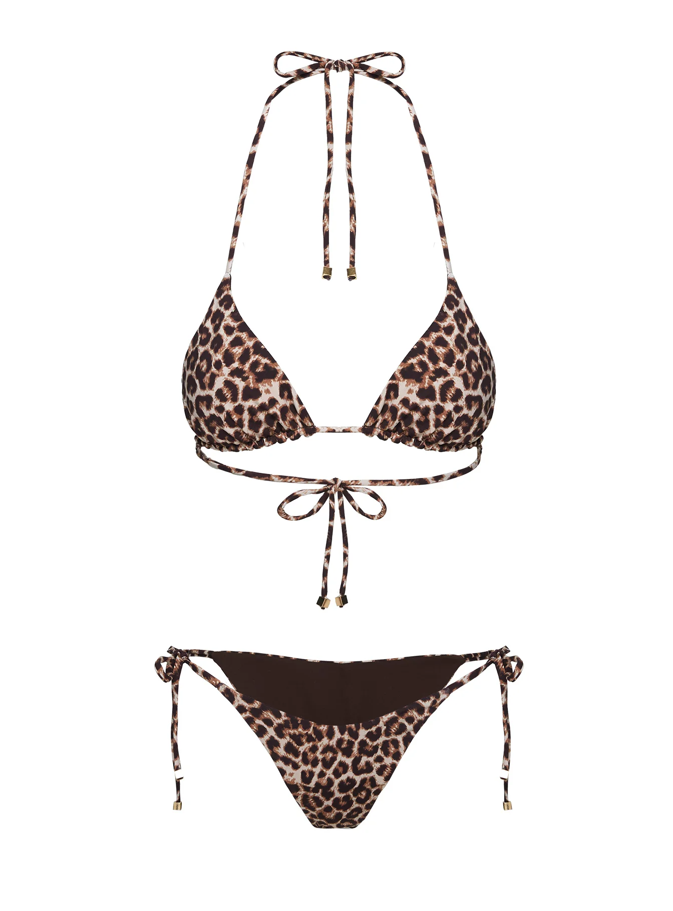 Nevaeh Triangle Bikini Top Leopard - Image 6