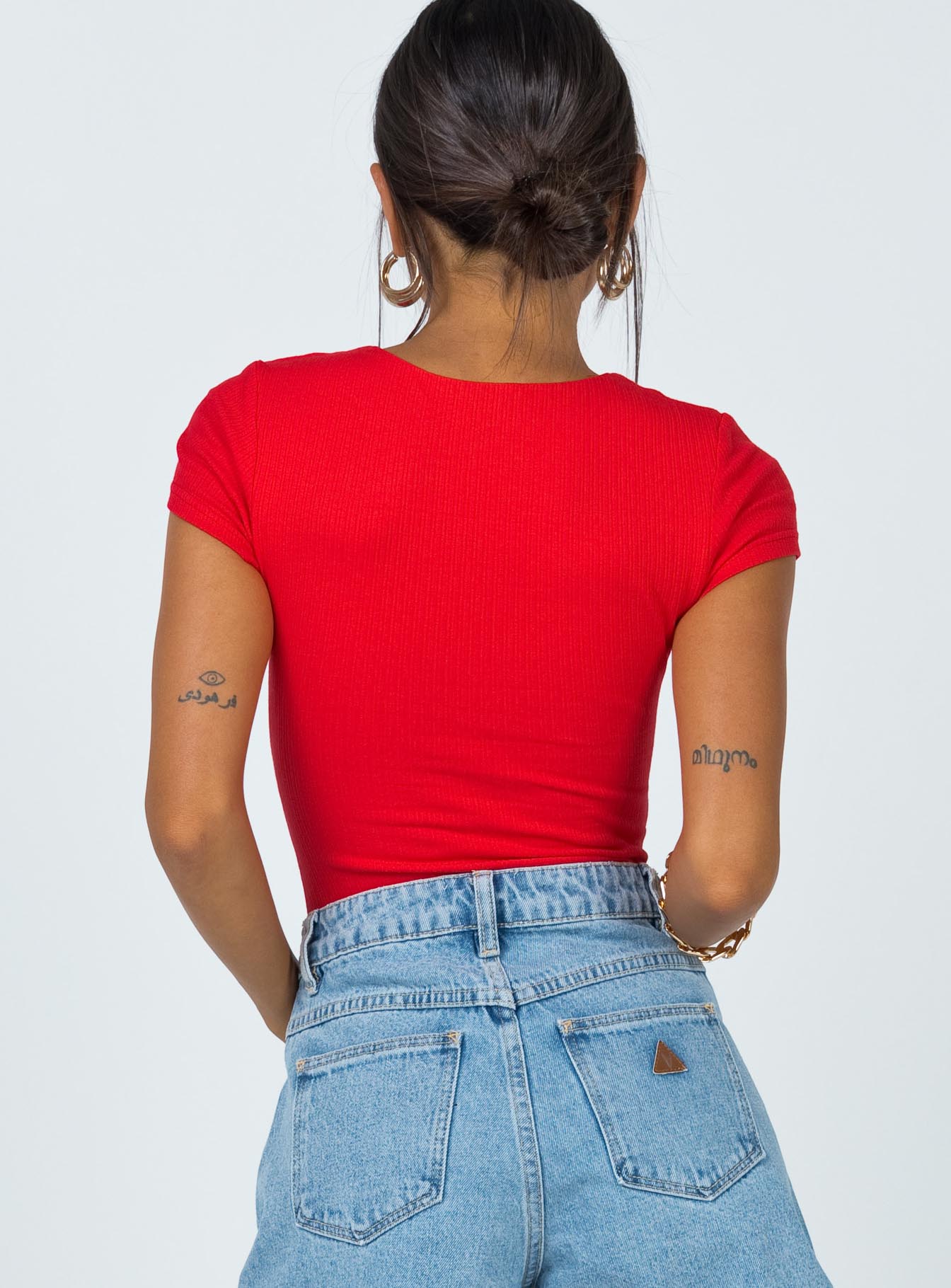 Nicola Bodysuit Red - Image 4