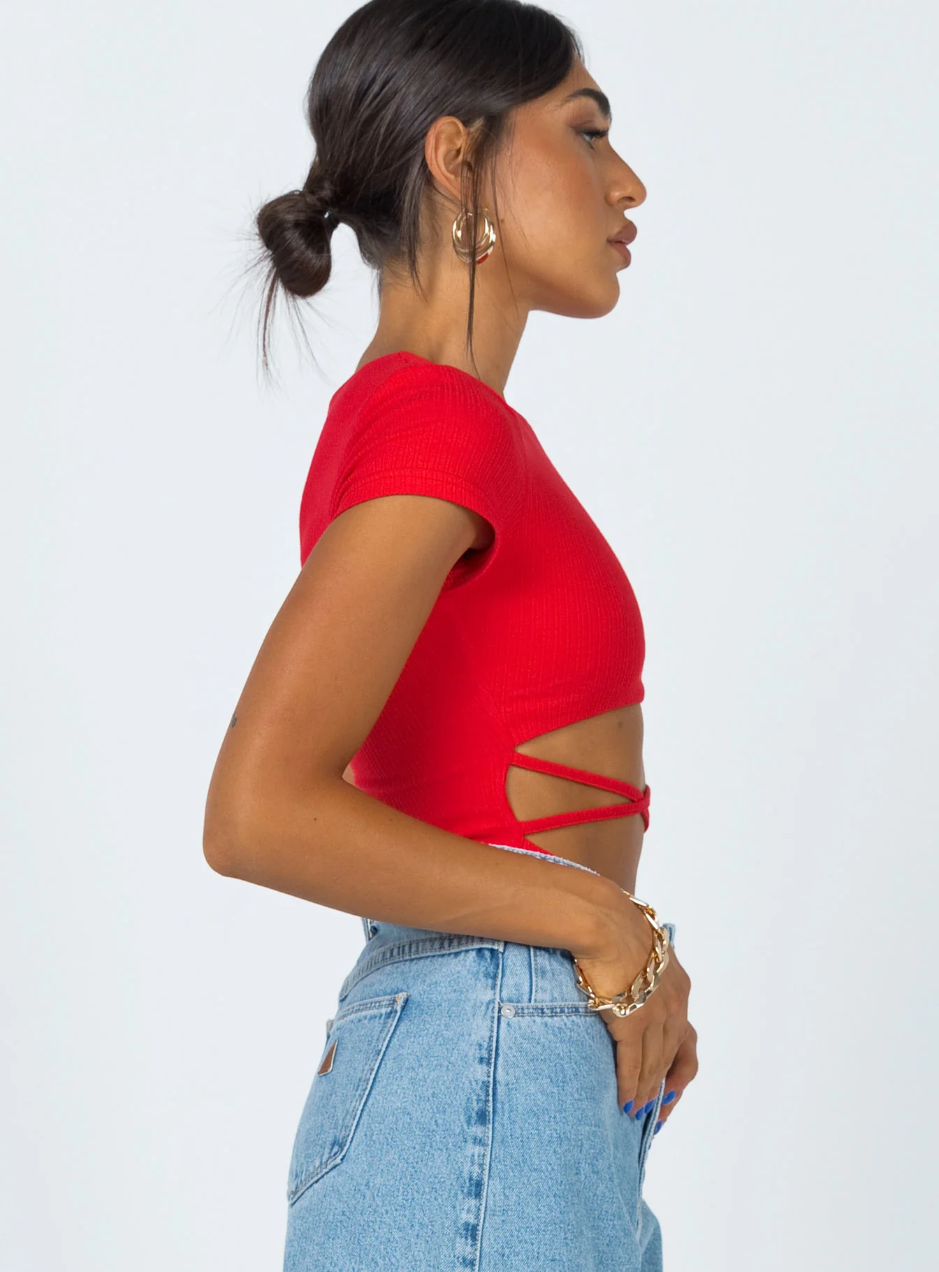 Nicola Bodysuit Red - Image 5