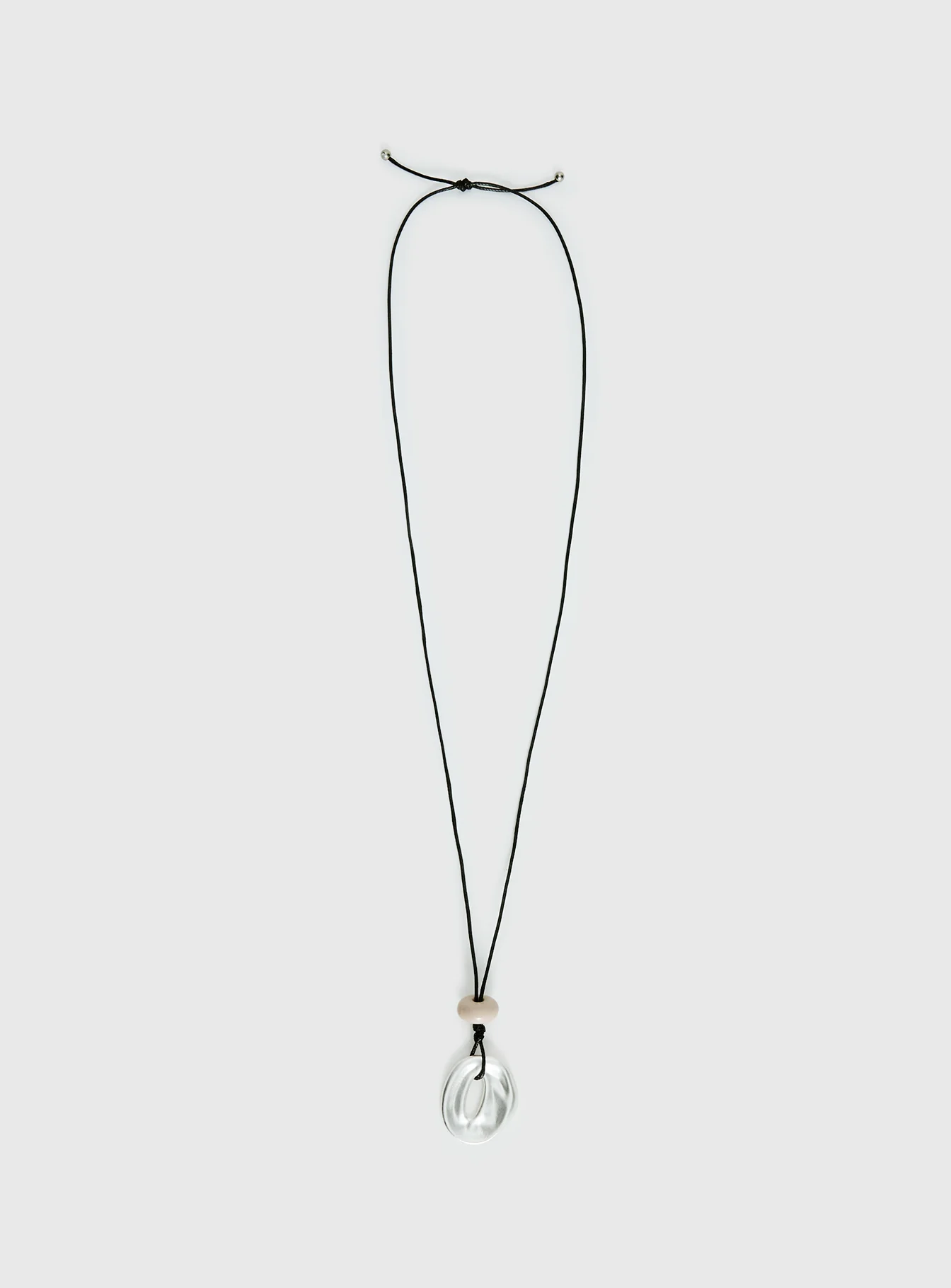 Notting Hill Long Necklace Silver - Image 3