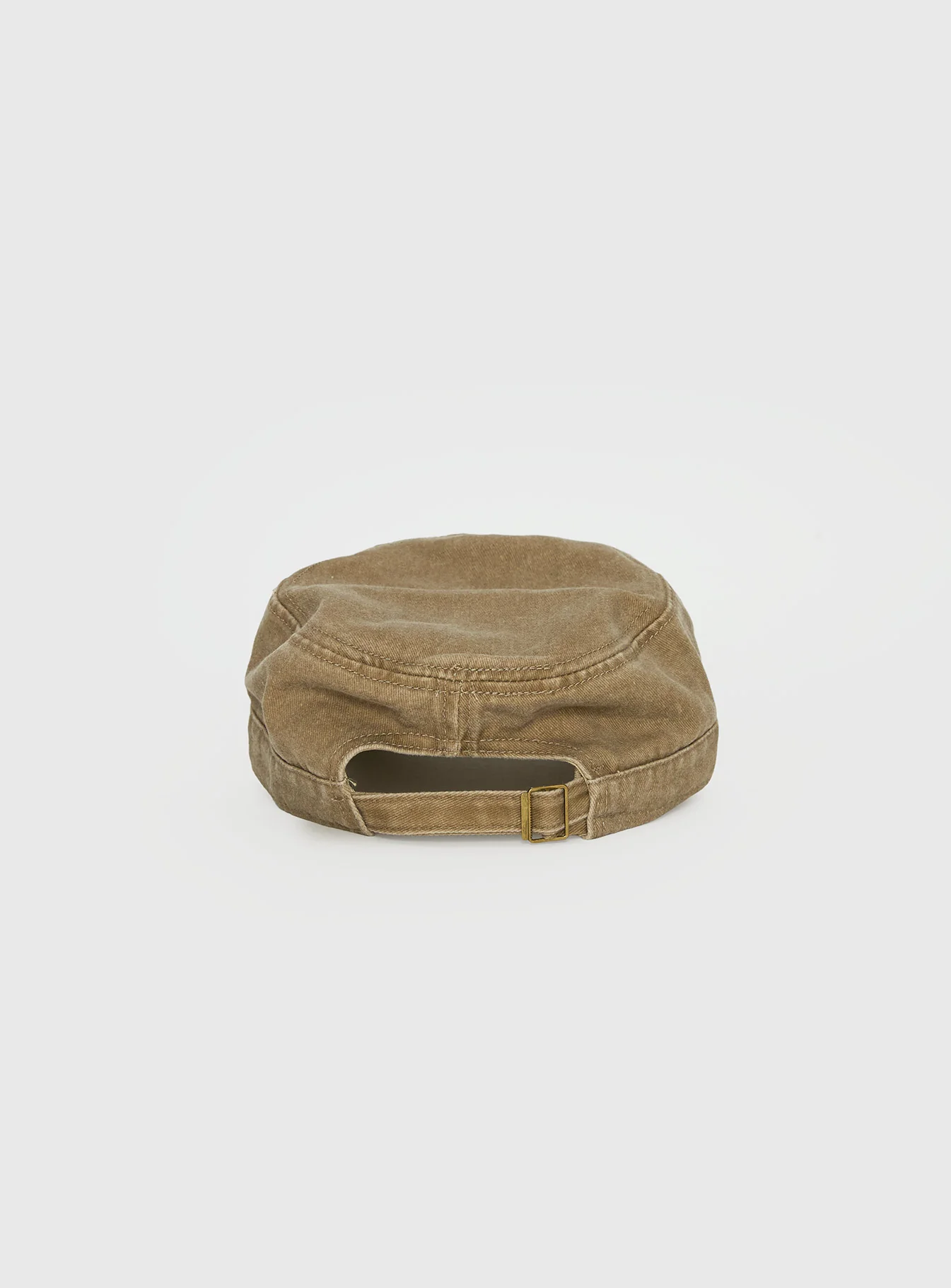 Odera Military Cap Washed Beige - Image 4