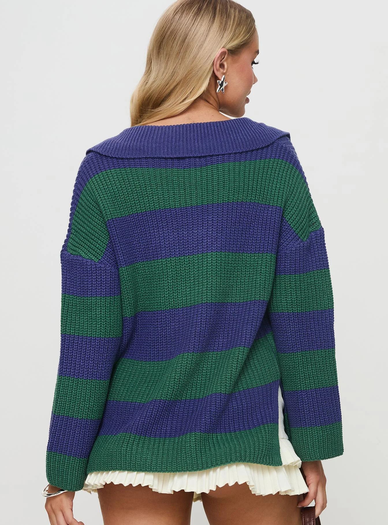 Olivah Jumper Blue / Green - Image 5