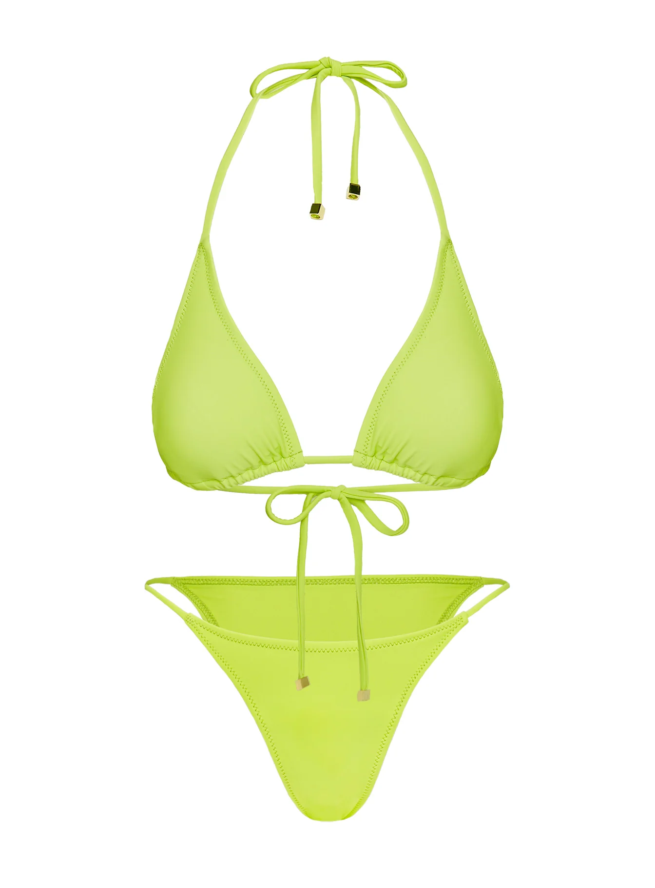 Palm Trees Bikini Bottoms Green - Image 5