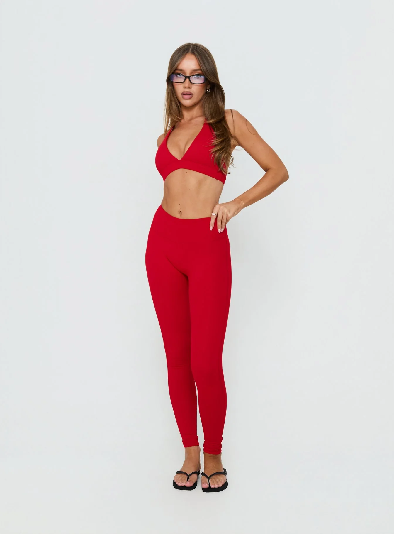 Peak Performance Active Leggings Red - Image 3