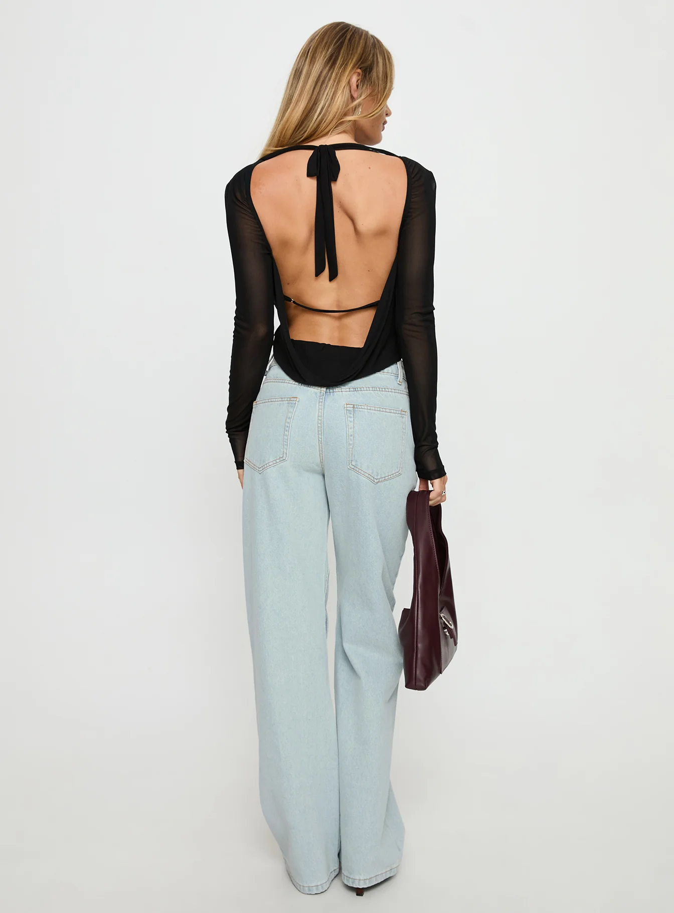 Penny Mid Rise Straight Leg Jeans Light Denim - Image 5
