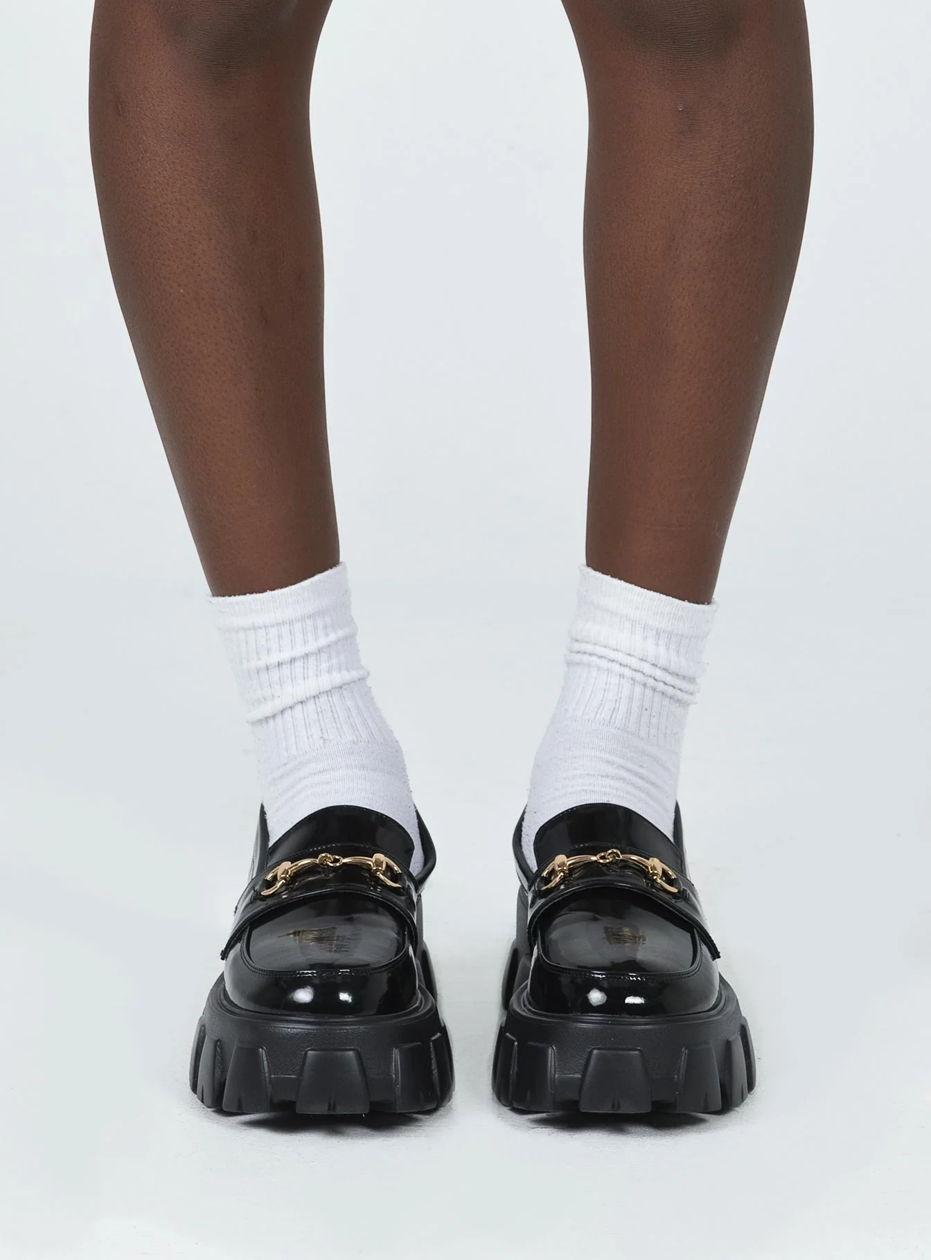 Penny Lane Loafers Black High Shine - Image 3