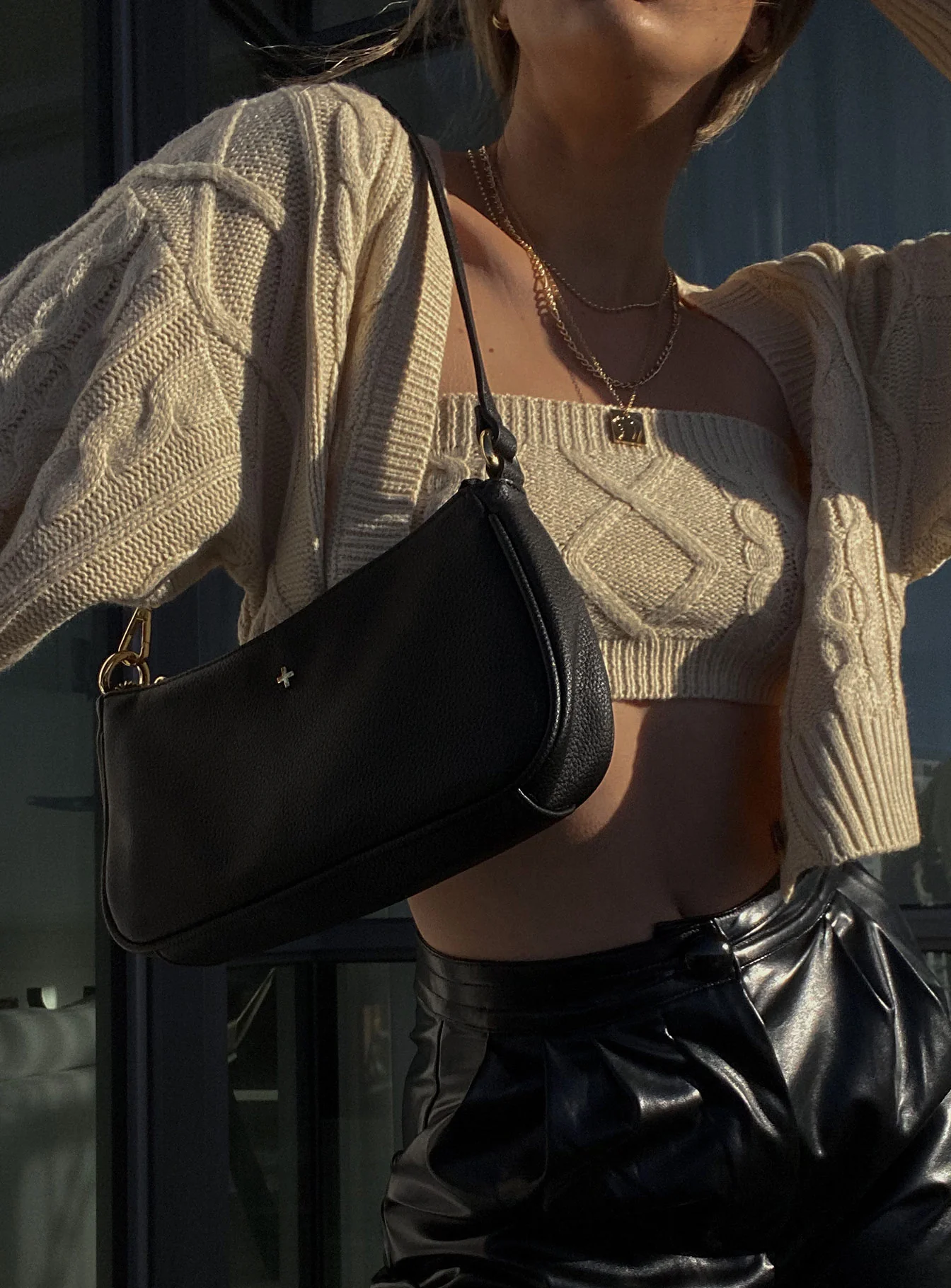 Peta & Jain Piper Bag Black Pebble - Image 6