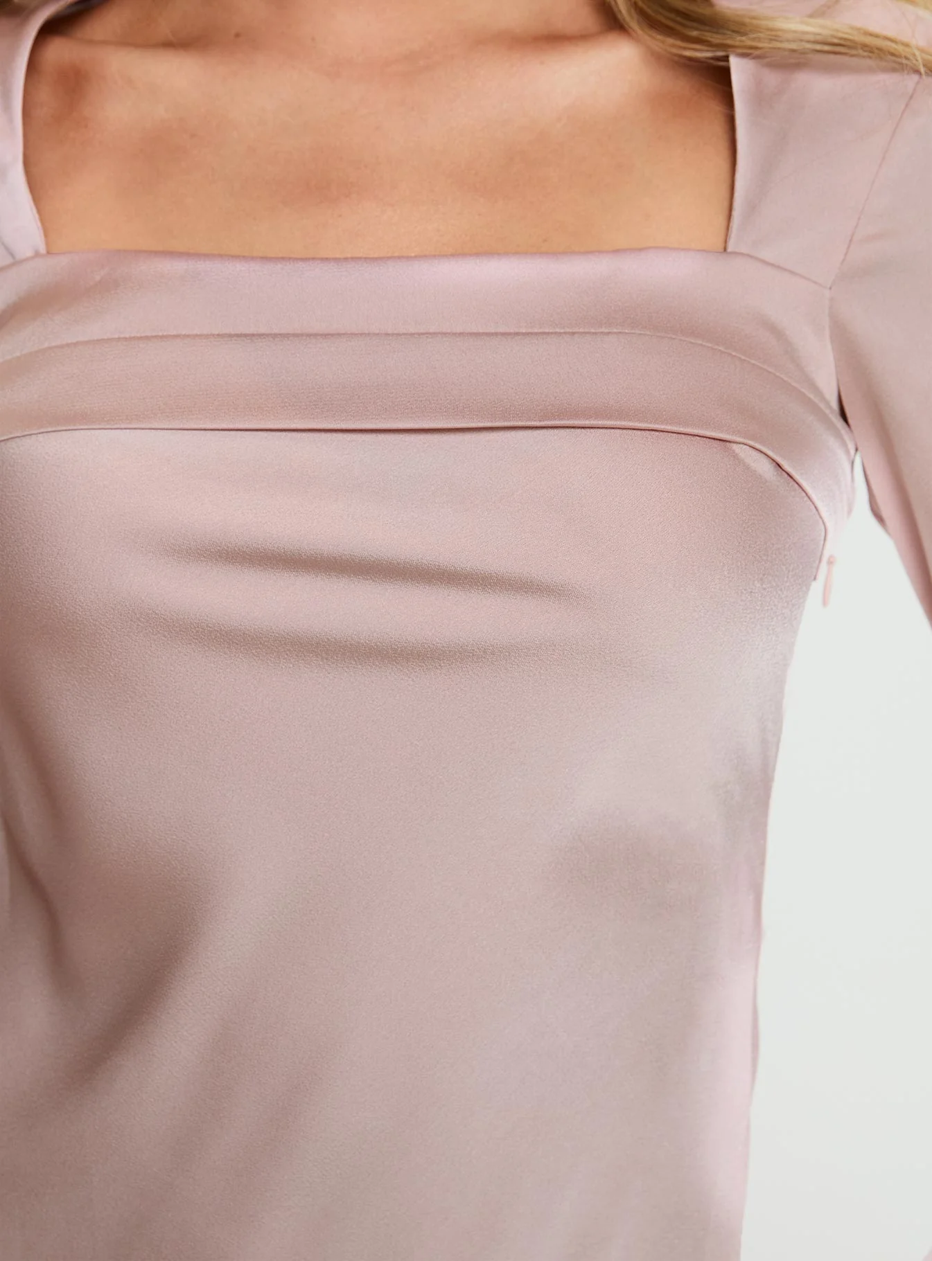 Phillipa Long Sleeve Mini Dress Pink - Image 6