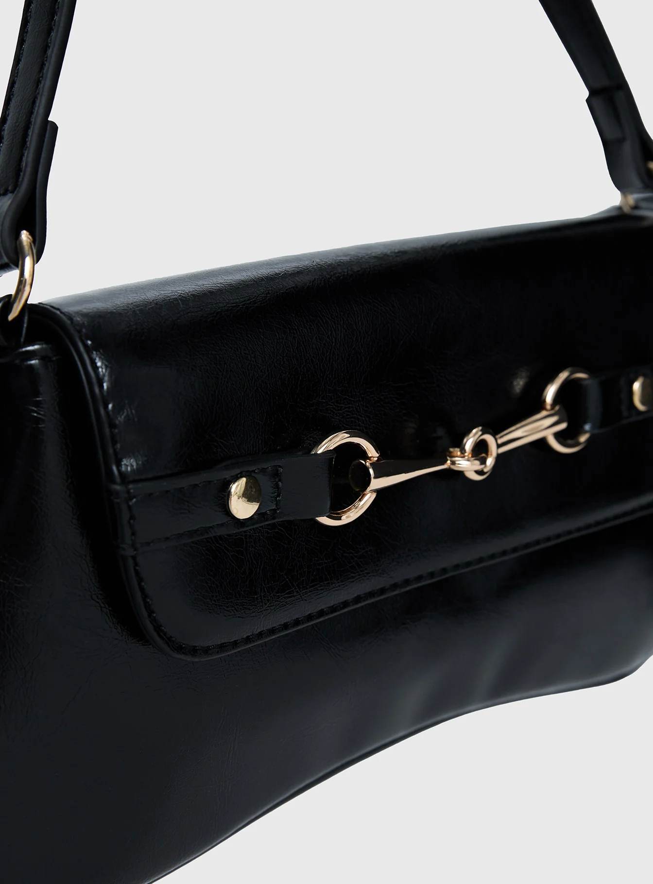 Pulse Shoulder Bag Black / Gold - Image 4