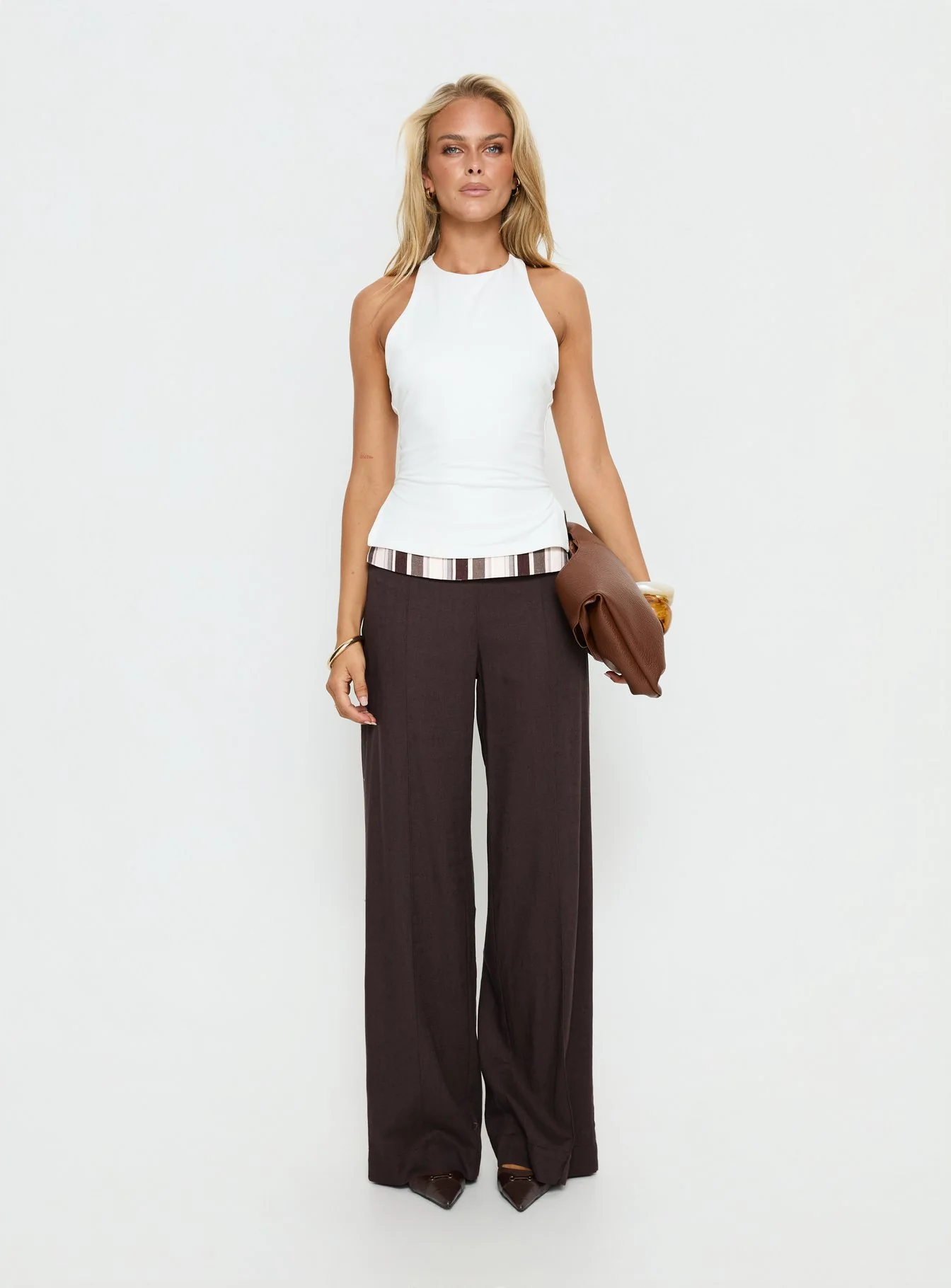 Quenlin Folded Straight Leg Pant Multi - Image 7