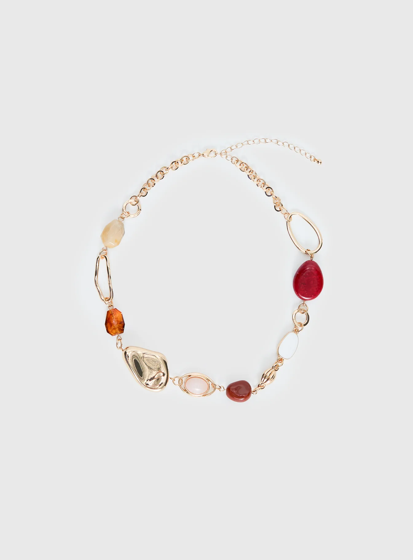 Quincie Necklace Gold / Red - Image 2