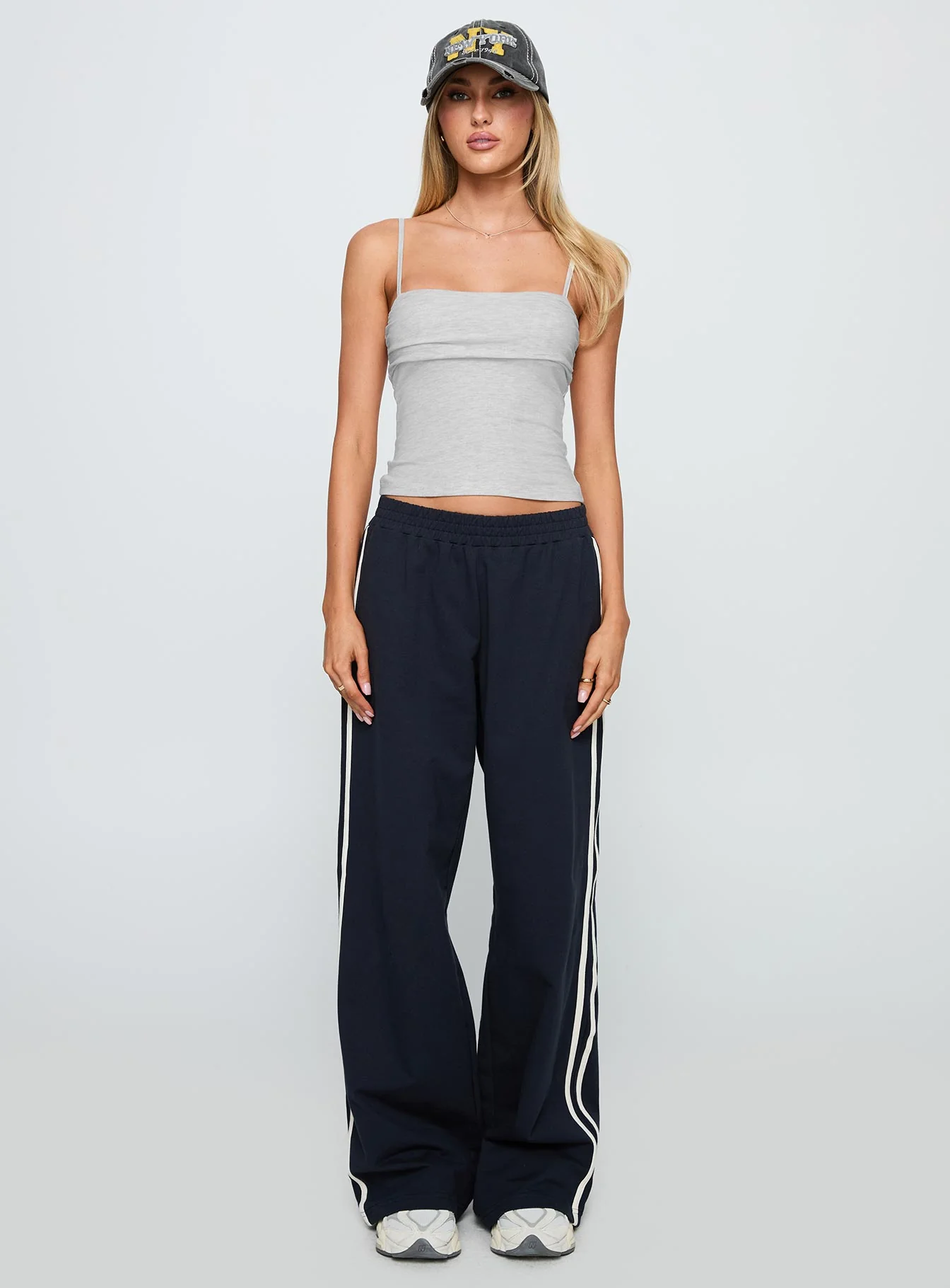 Race My Mind Top Grey Marle - Image 7