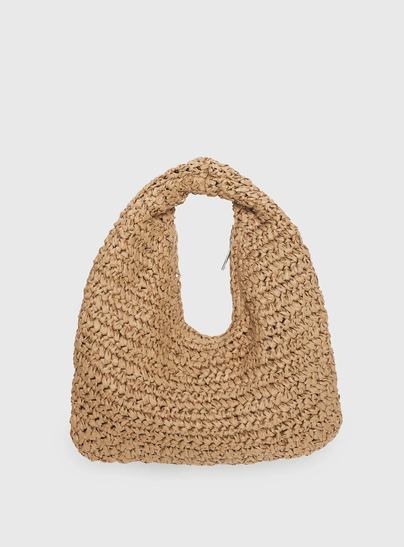 Ramina Straw Shoulder Bag Tan - Image 2