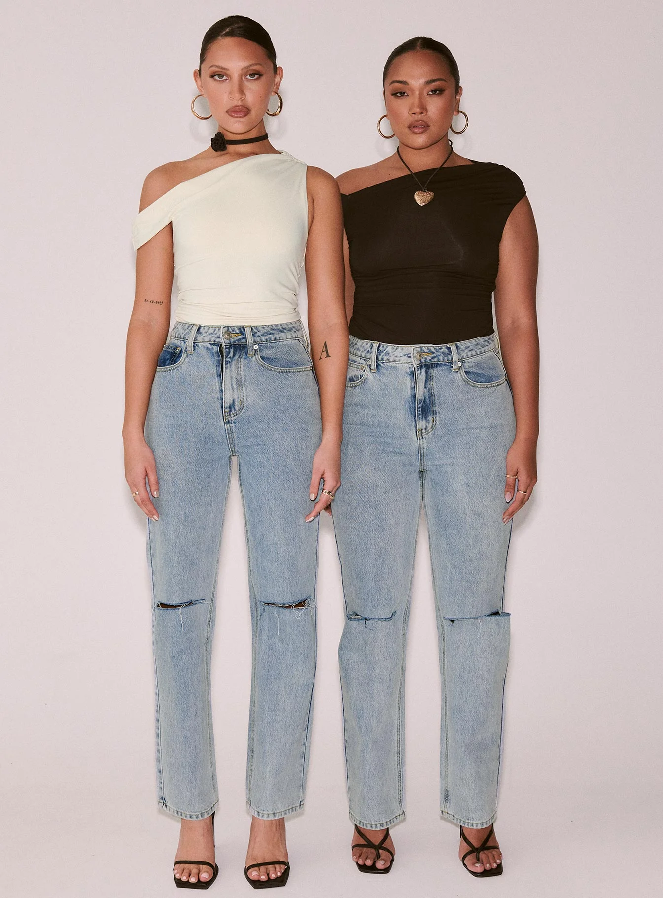 Holland High Rise Straight Leg Jeans Denim - Image 10