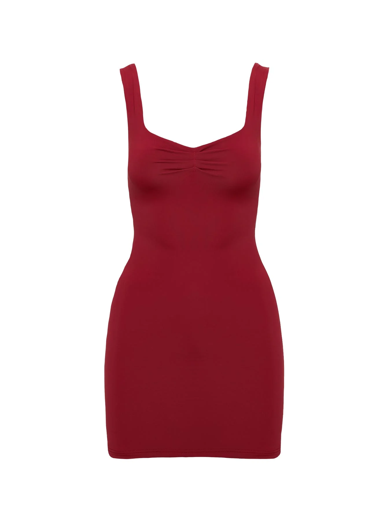 Rehna Mini Dress Burgundy - Image 8