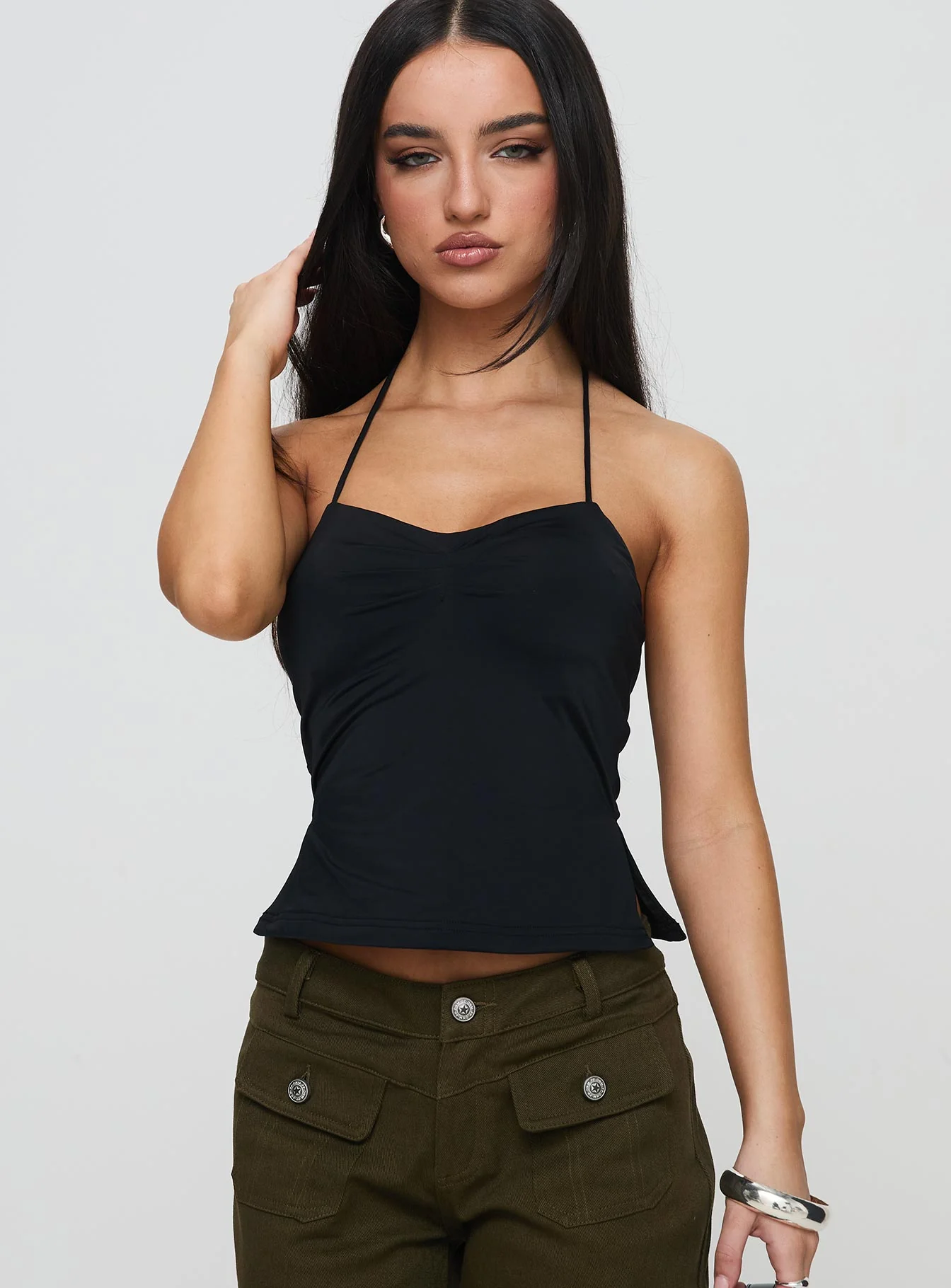 Rehna Halter Top Black - Image 2