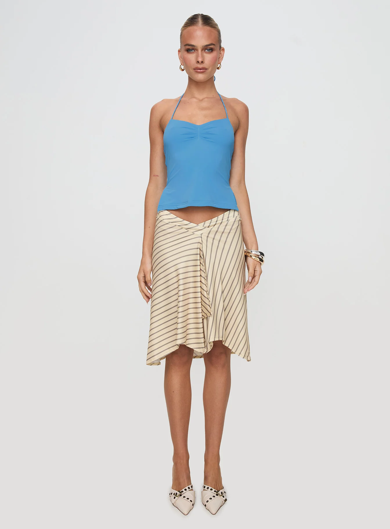 Rehna Halter Top Blue - Image 7