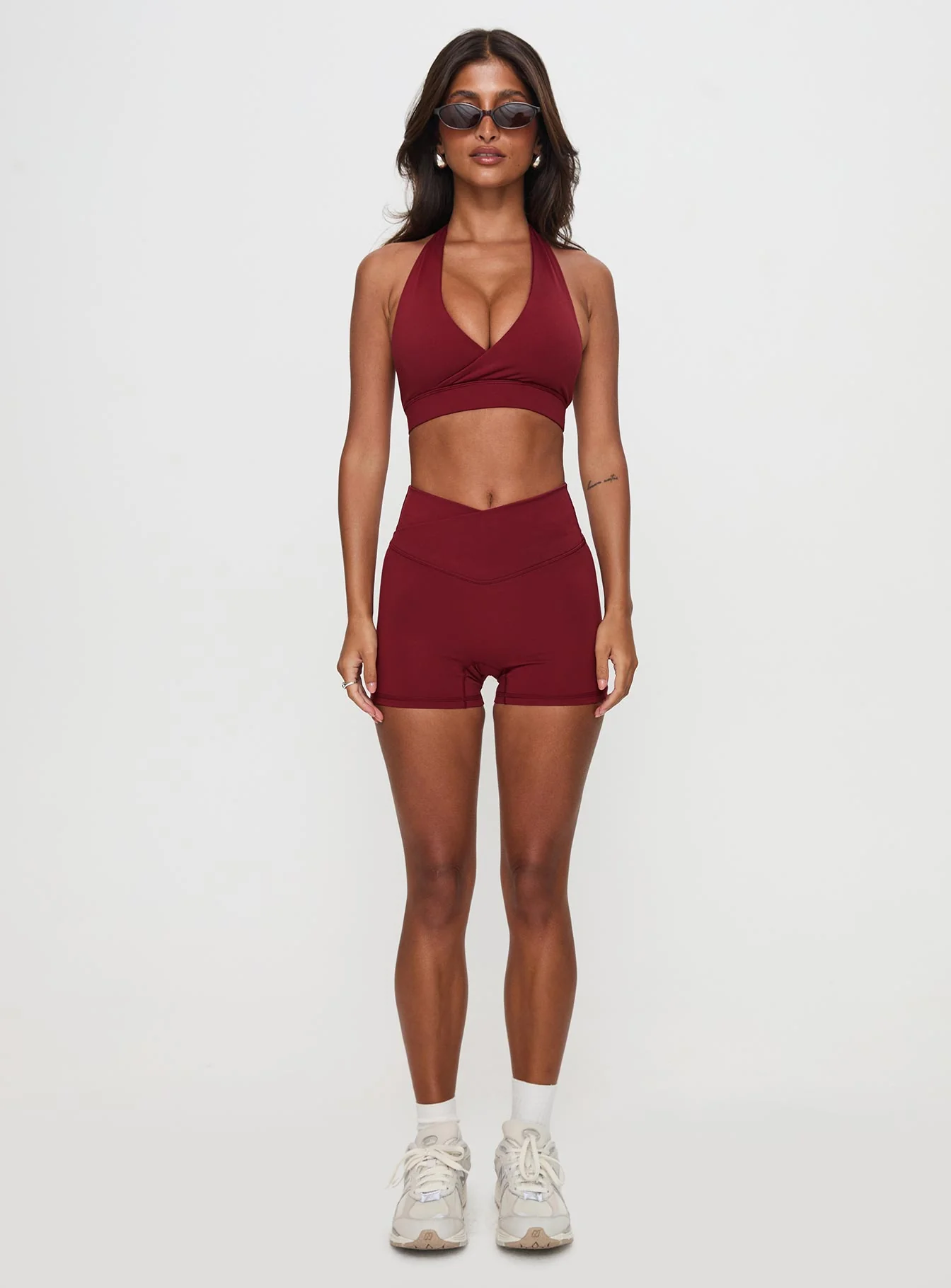 Return Serve Halter Active Top Red - Image 8