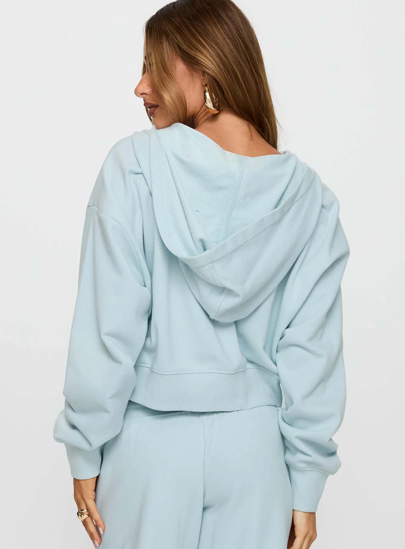 Revive Zip Through Hoodie Blue - Image 5