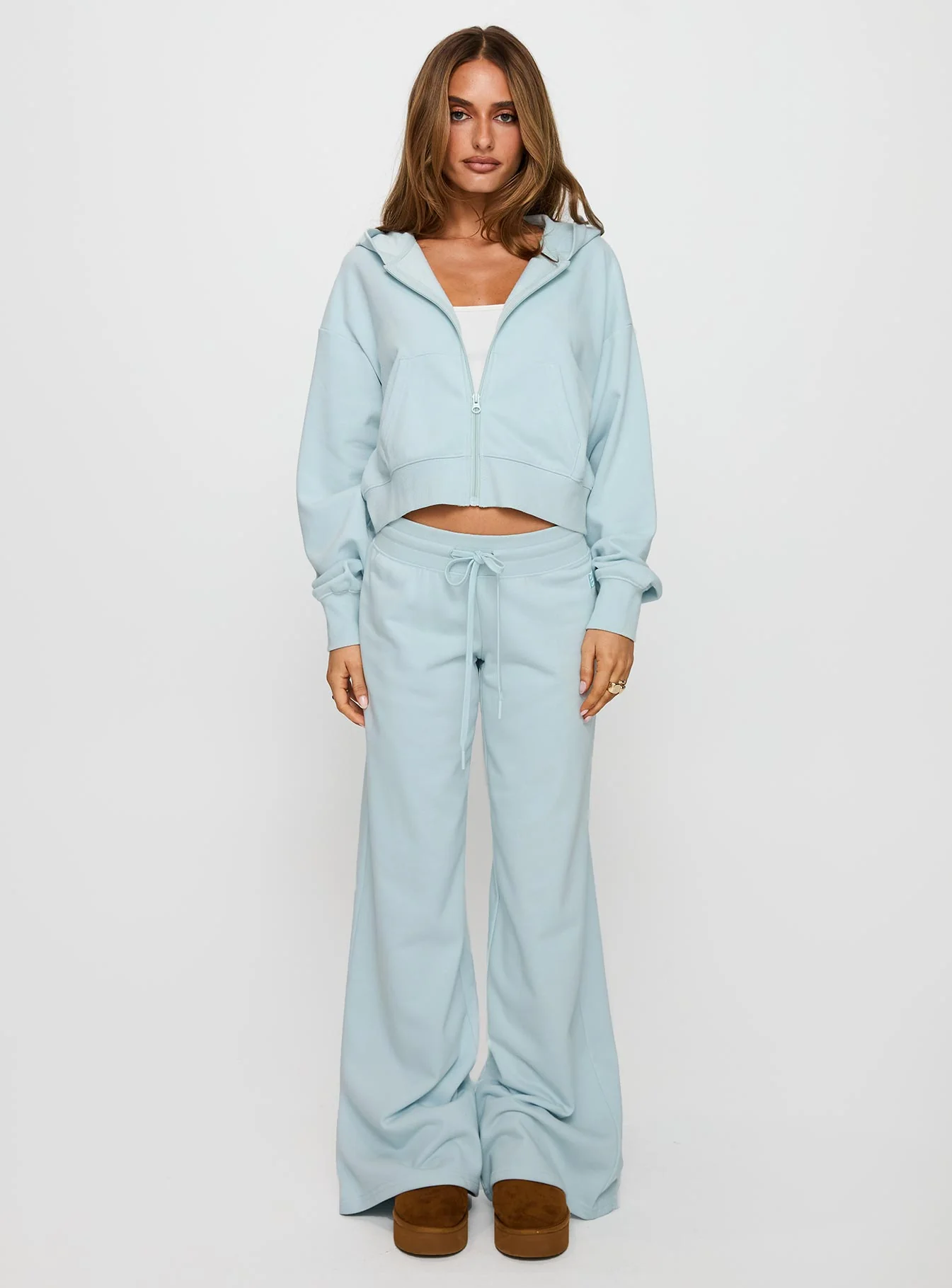 Revive Zip Through Hoodie Blue - Image 7