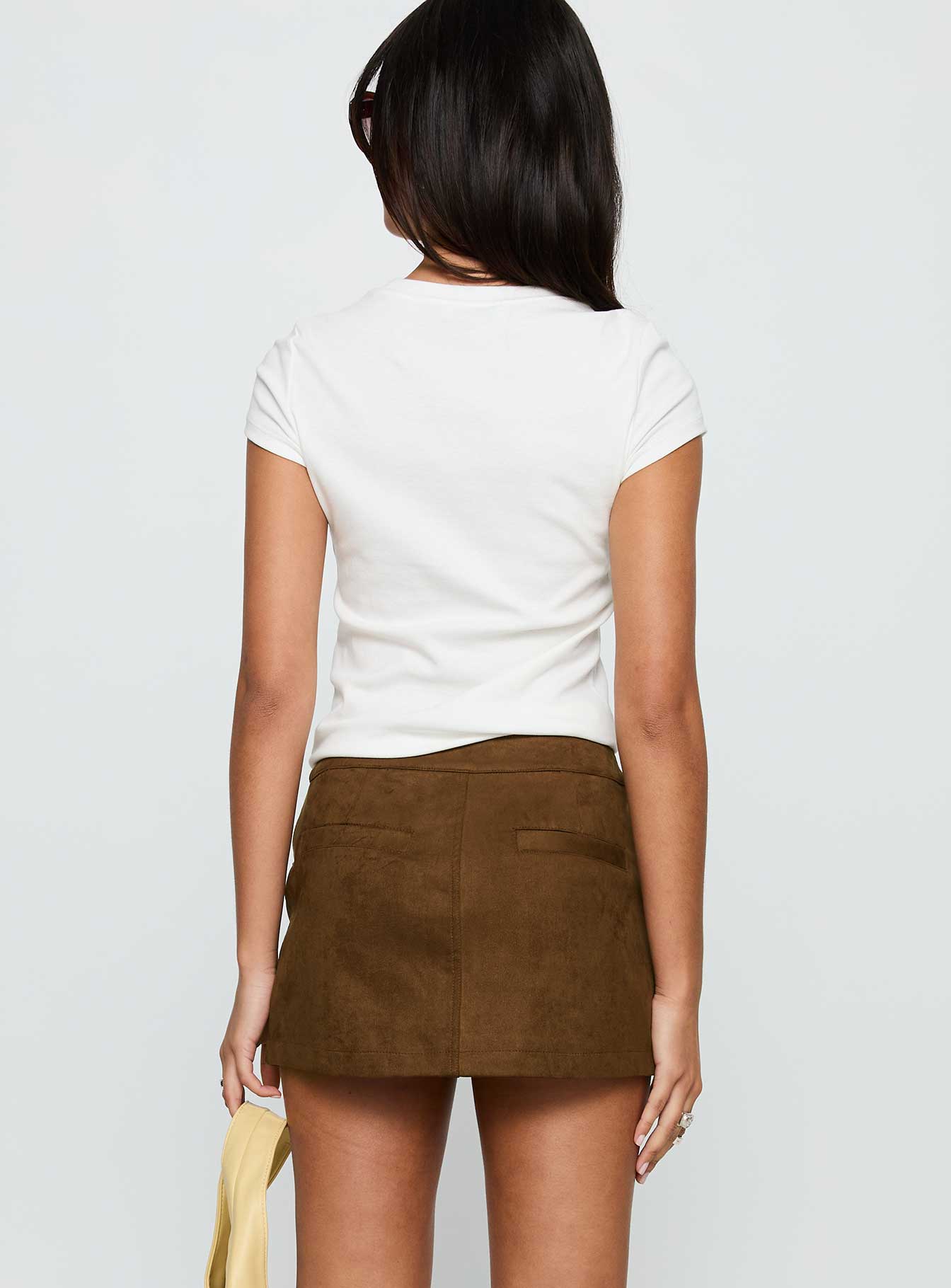 Rhodeo Mini Skirt Brown - Image 5