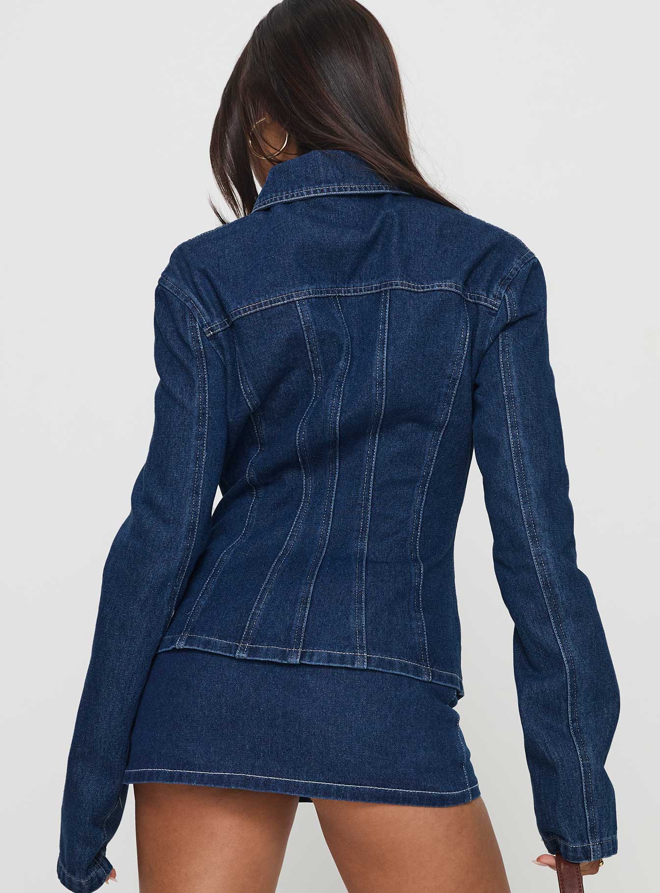 Rider Jacket Blue Denim - Image 5