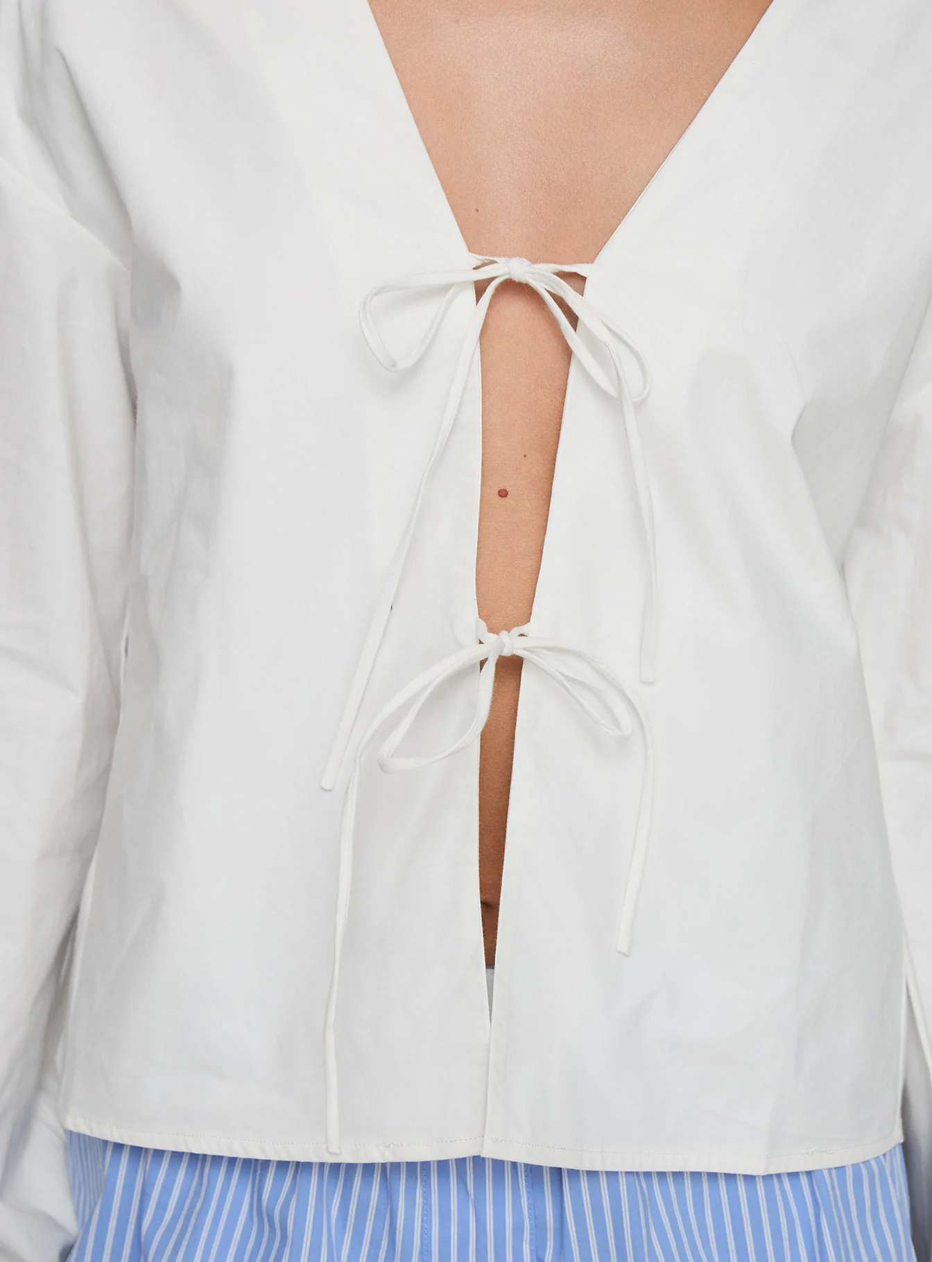 Rinon Long Sleeve Top White - Image 6