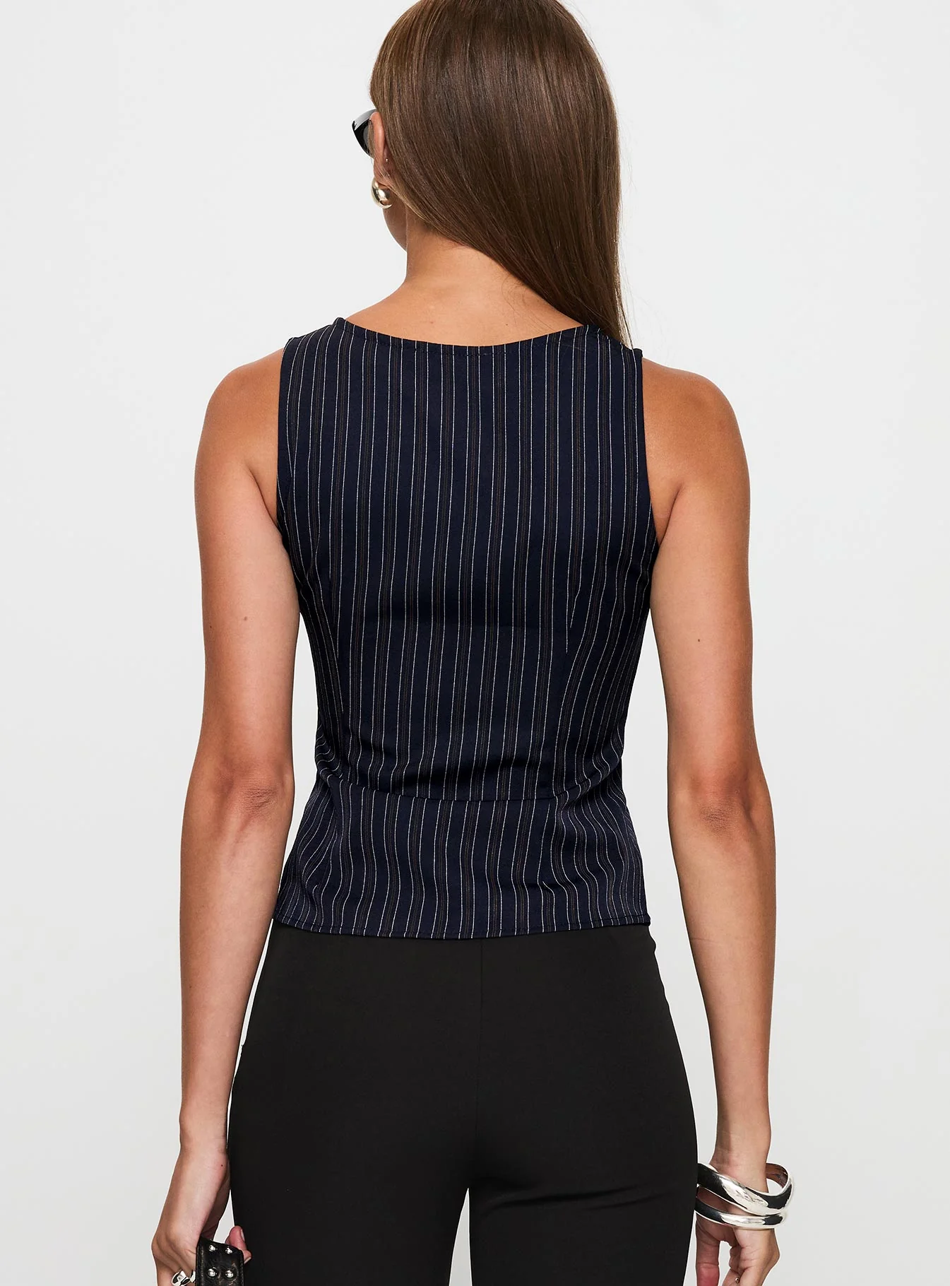 Running Wild Top Blue Stripe - Image 5