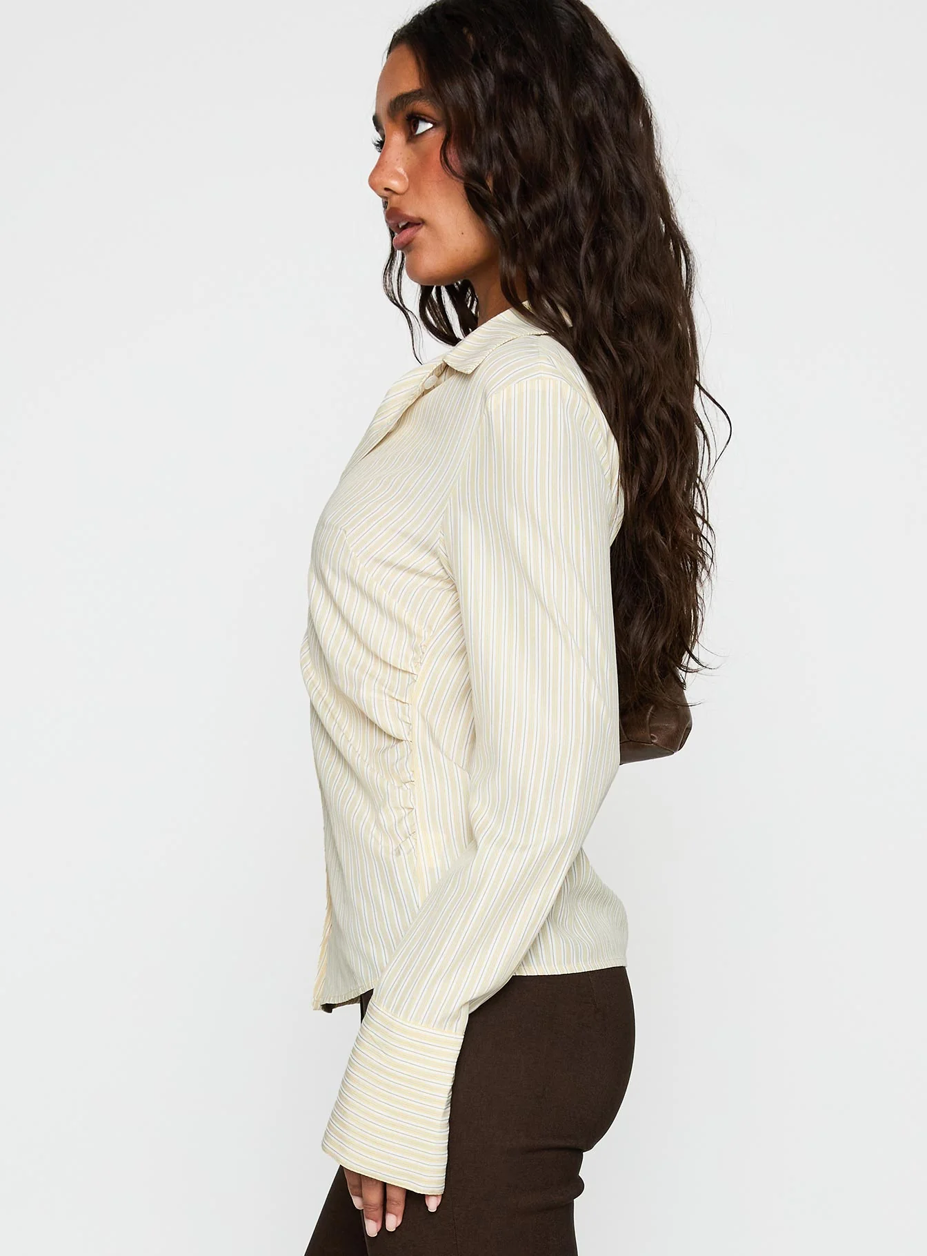 Rush Hour Long Sleeve Top Yellow Stripe - Image 4