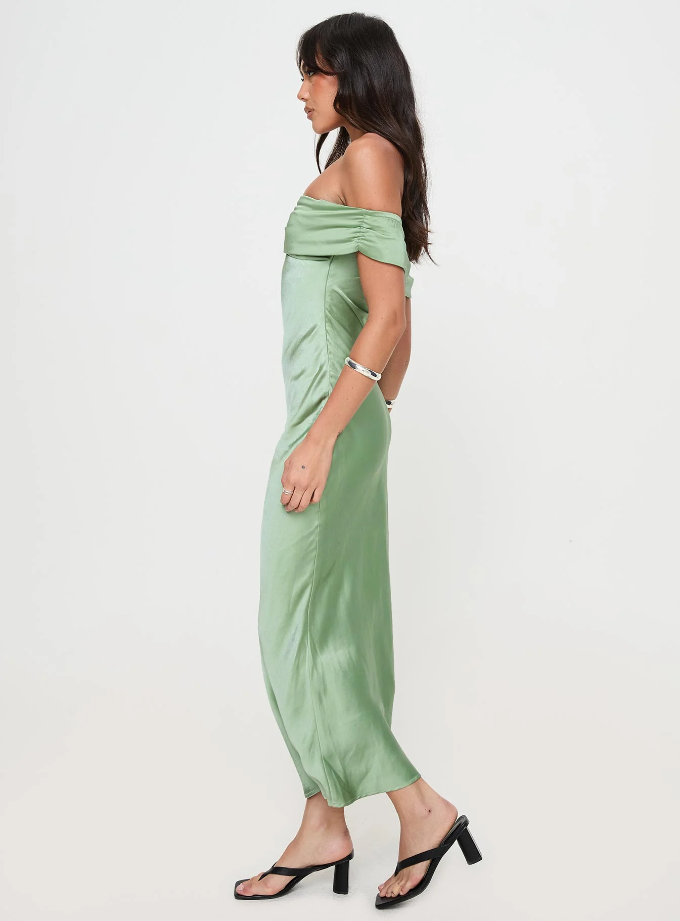 Sadee Maxi Dress Sage - Image 4