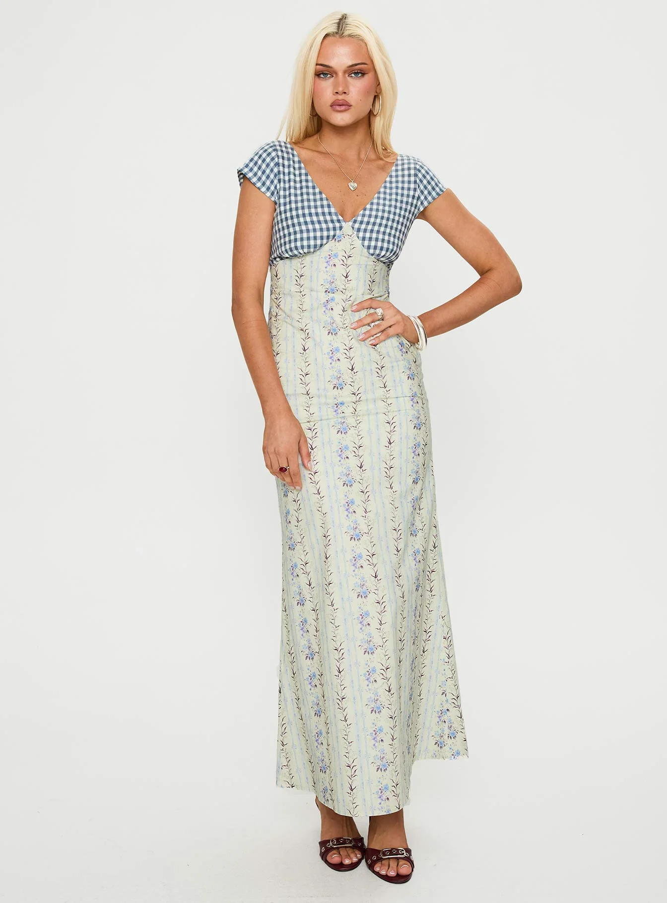 Saije Maxi Dress Multi Floral - Image 2
