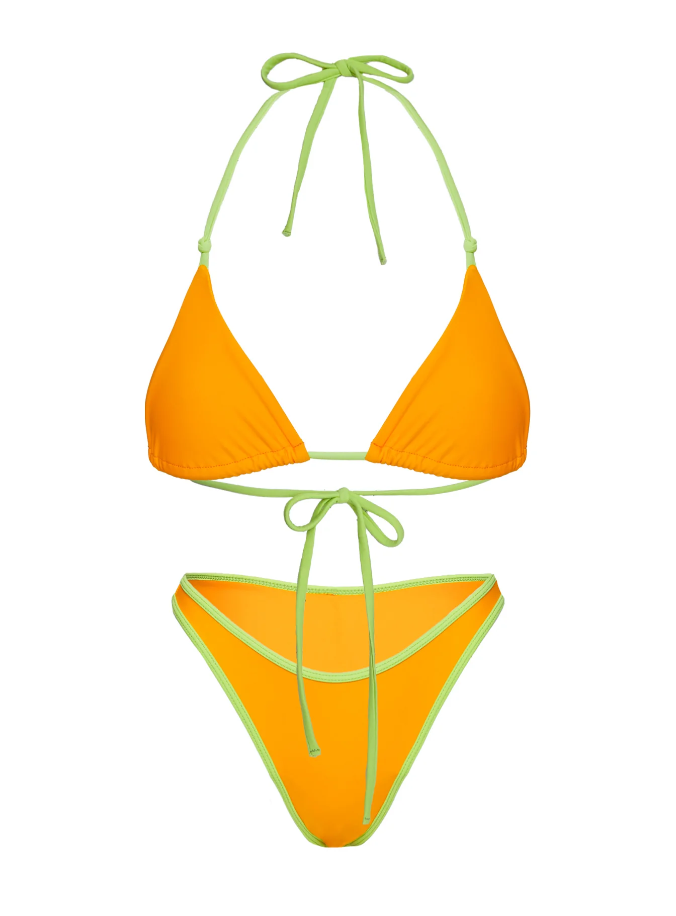 Sandbar Bikini Bottoms Orange / Green - Image 4