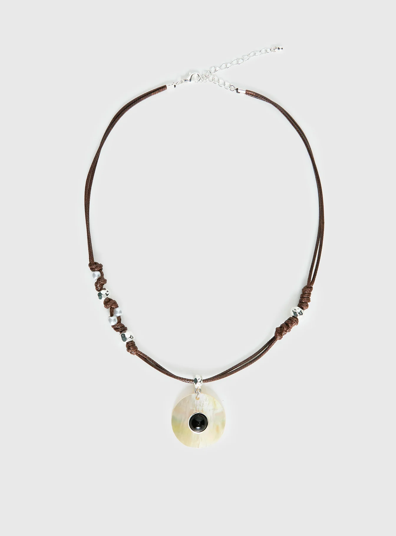 Saturn Returns Pendant Necklace Silver - Image 2